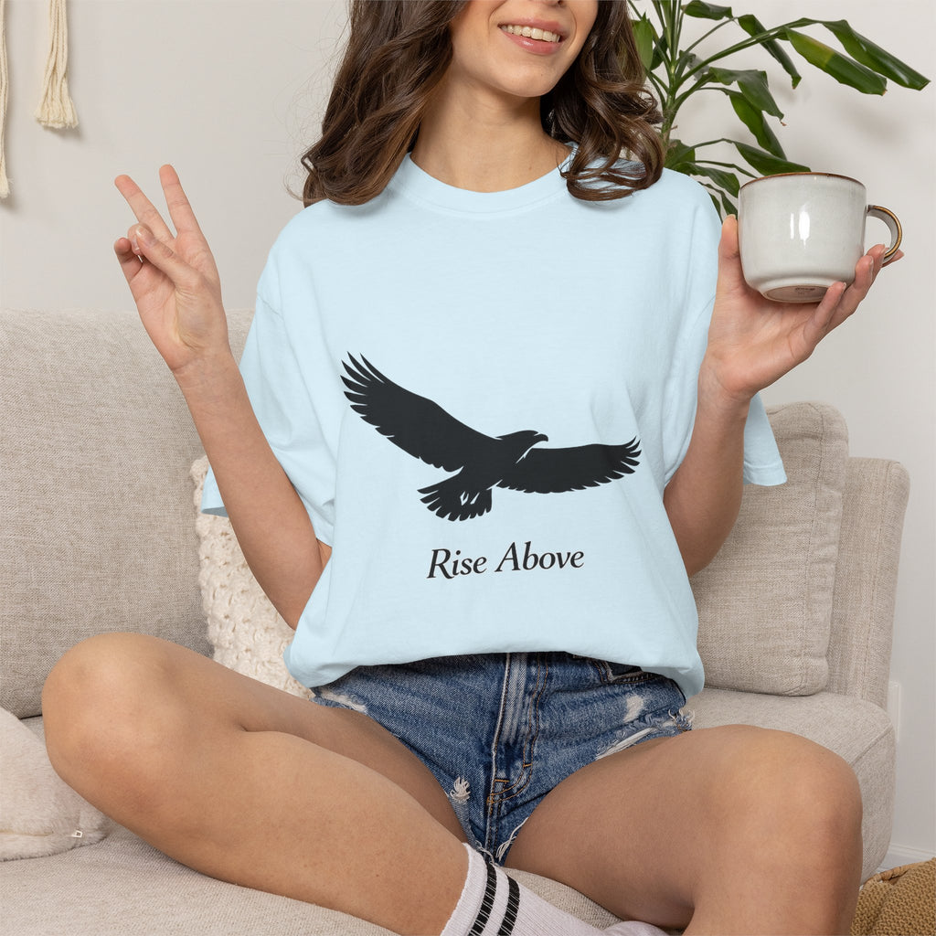 Eagle "Rise Above" T-Shirt — Inspirational Graphic Tee