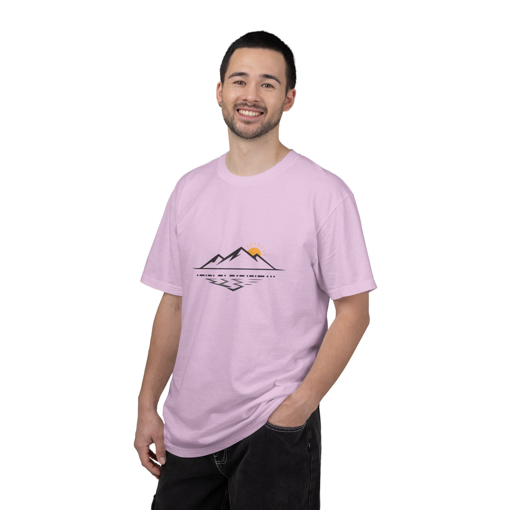 Minimal Mountain Sunset T-Shirt