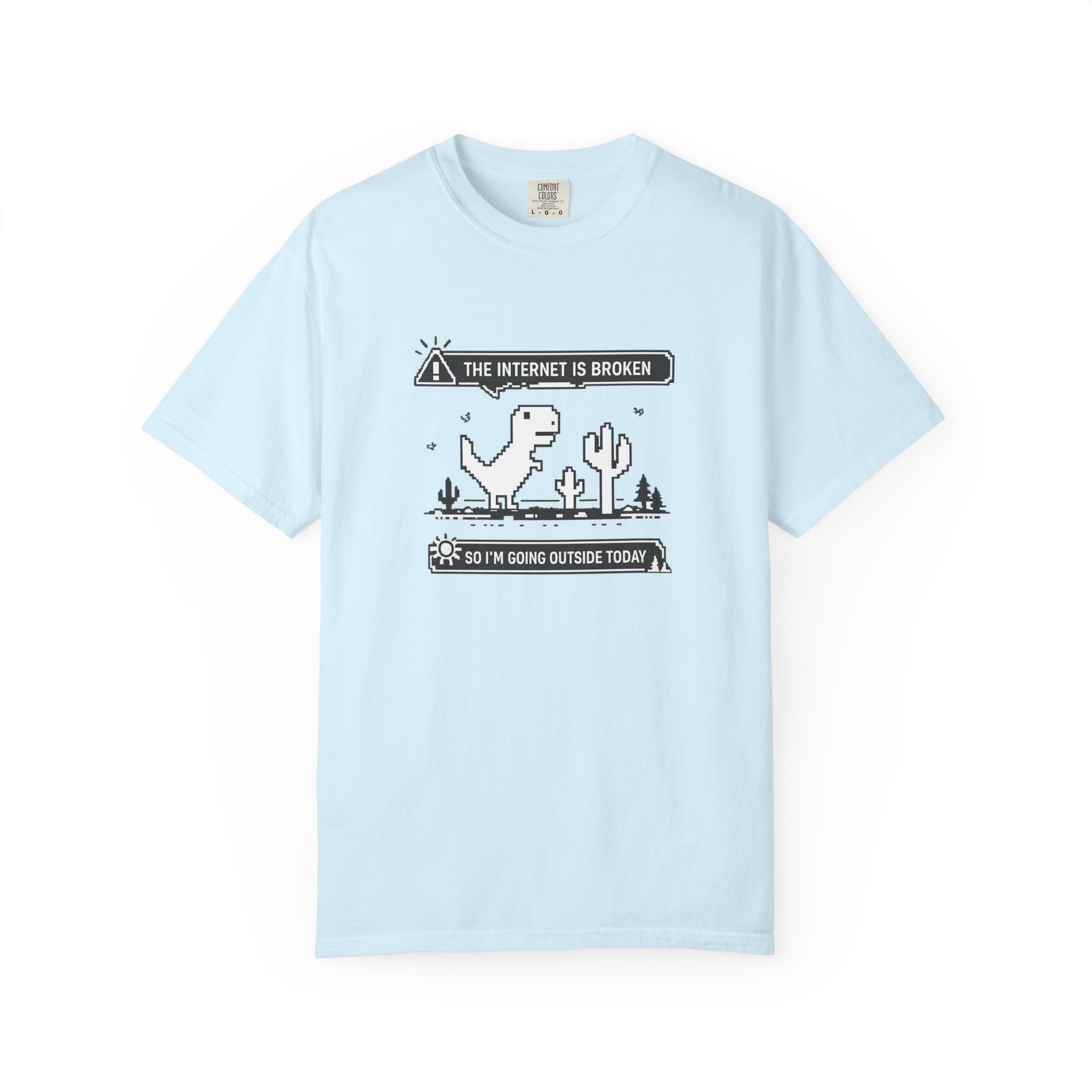 The Internet Is Broken — Dino Offline Graphic T-Shirt