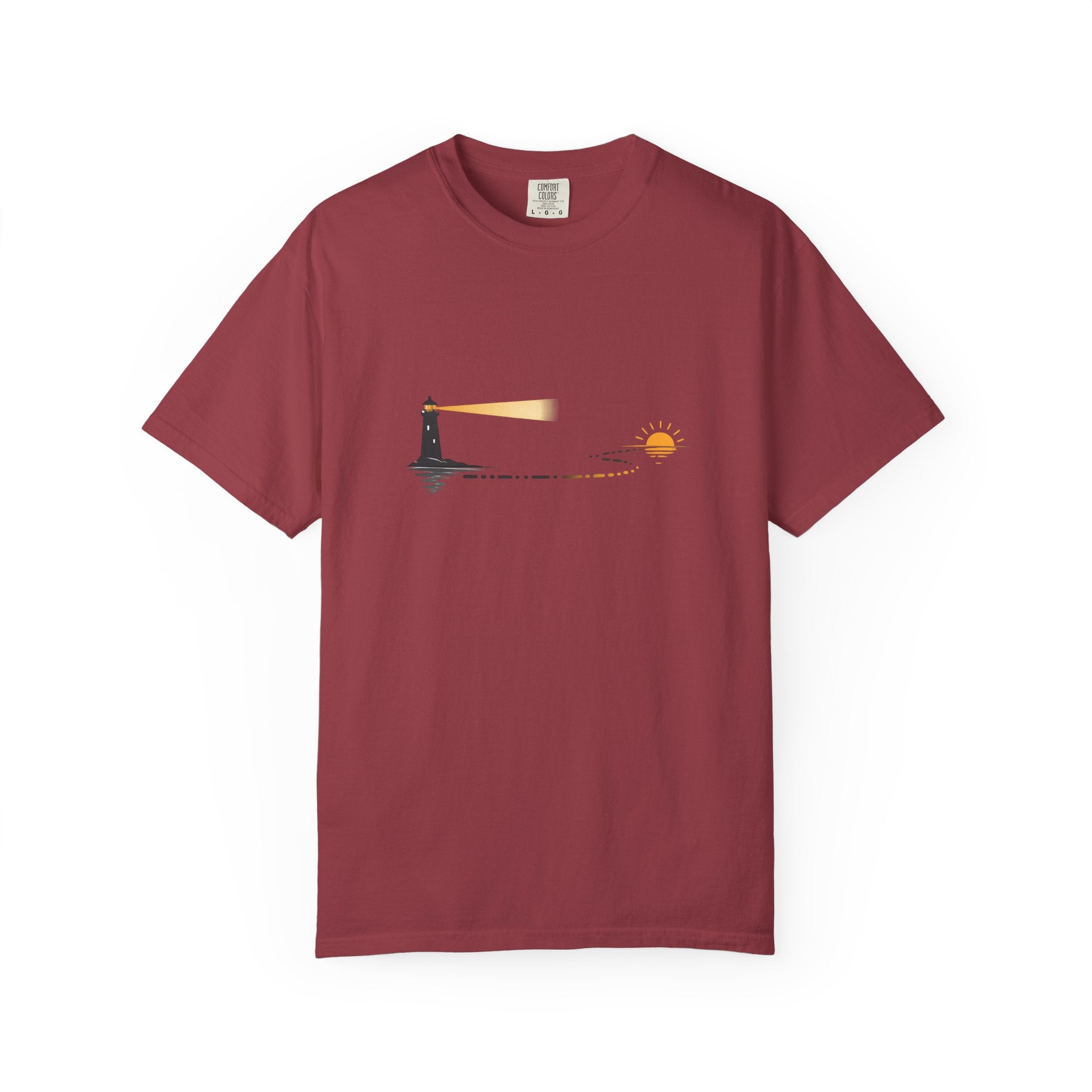 Lighthouse Sunset Graphic T-Shirt