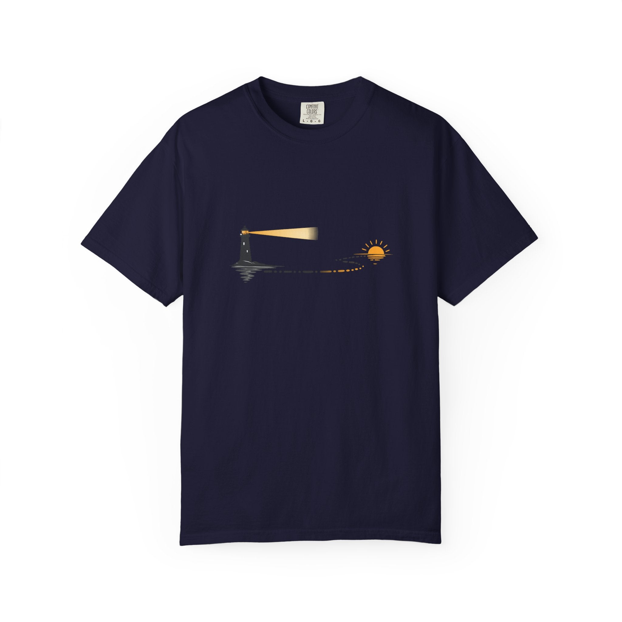 Lighthouse Sunset Graphic T-Shirt