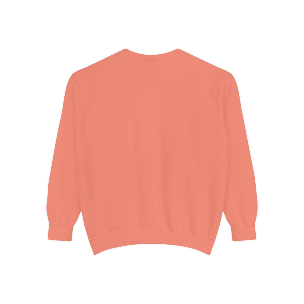 Minimalist Statue Crewneck Sweatshirt — "Love Over Fear" Graphic