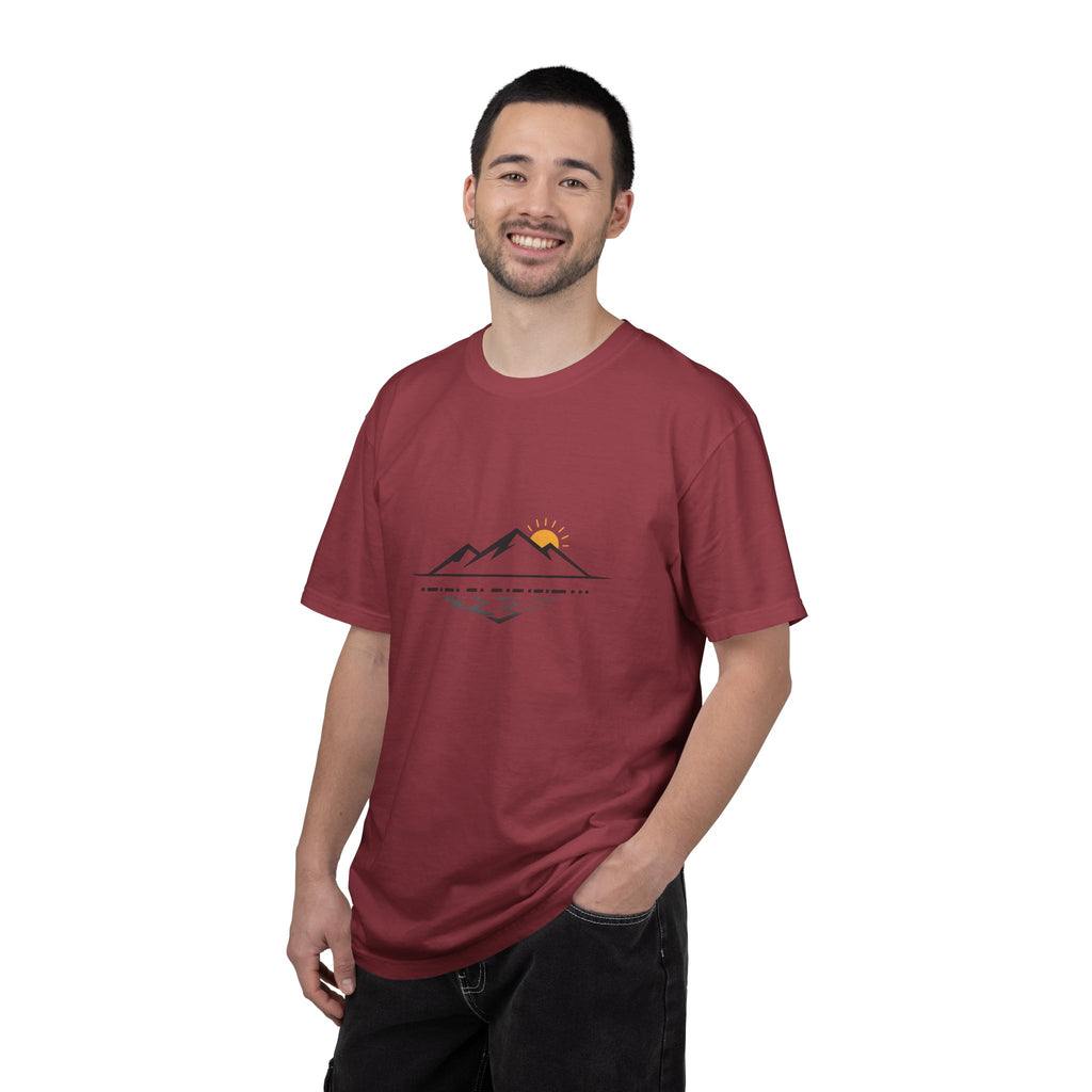 Minimal Mountain Sunset T-Shirt