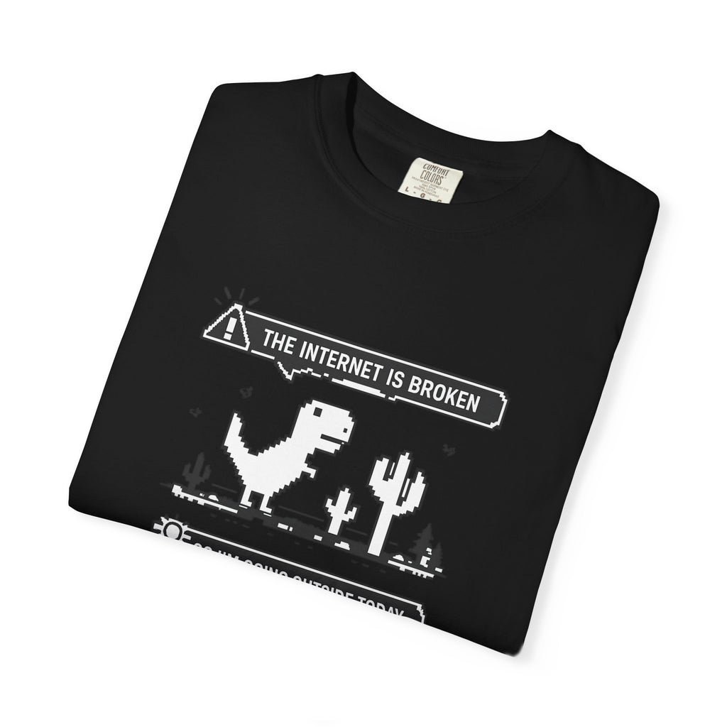The Internet Is Broken — Dino Offline Graphic T-Shirt