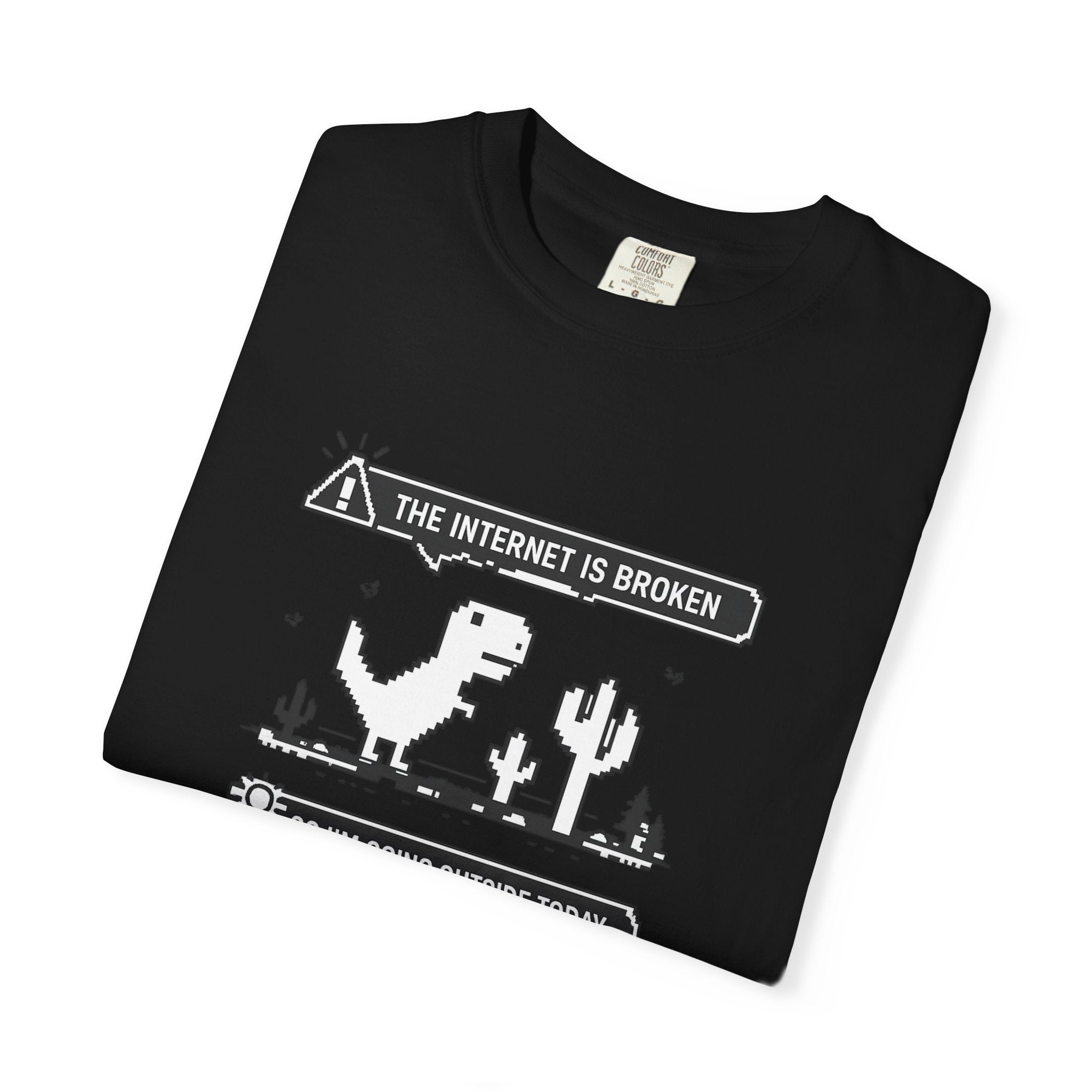 The Internet Is Broken — Dino Offline Graphic T-Shirt