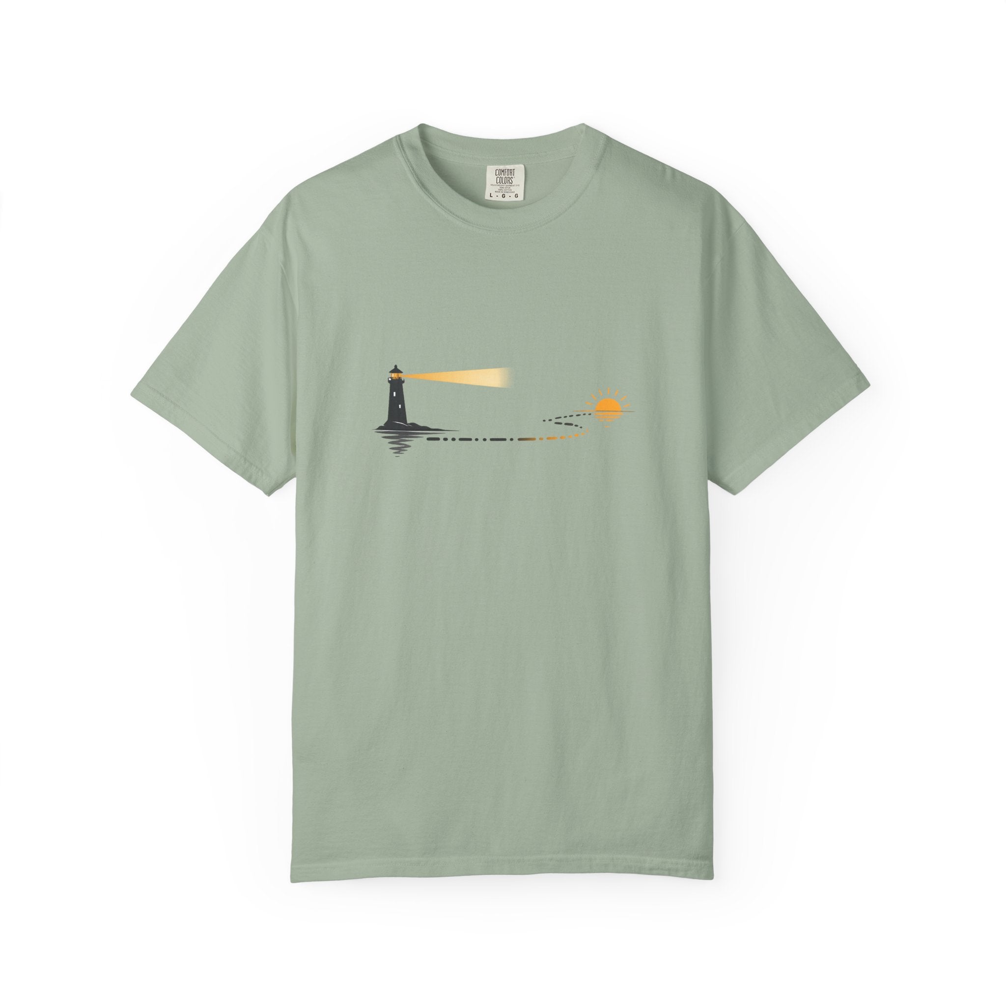 Lighthouse Sunset Graphic T-Shirt