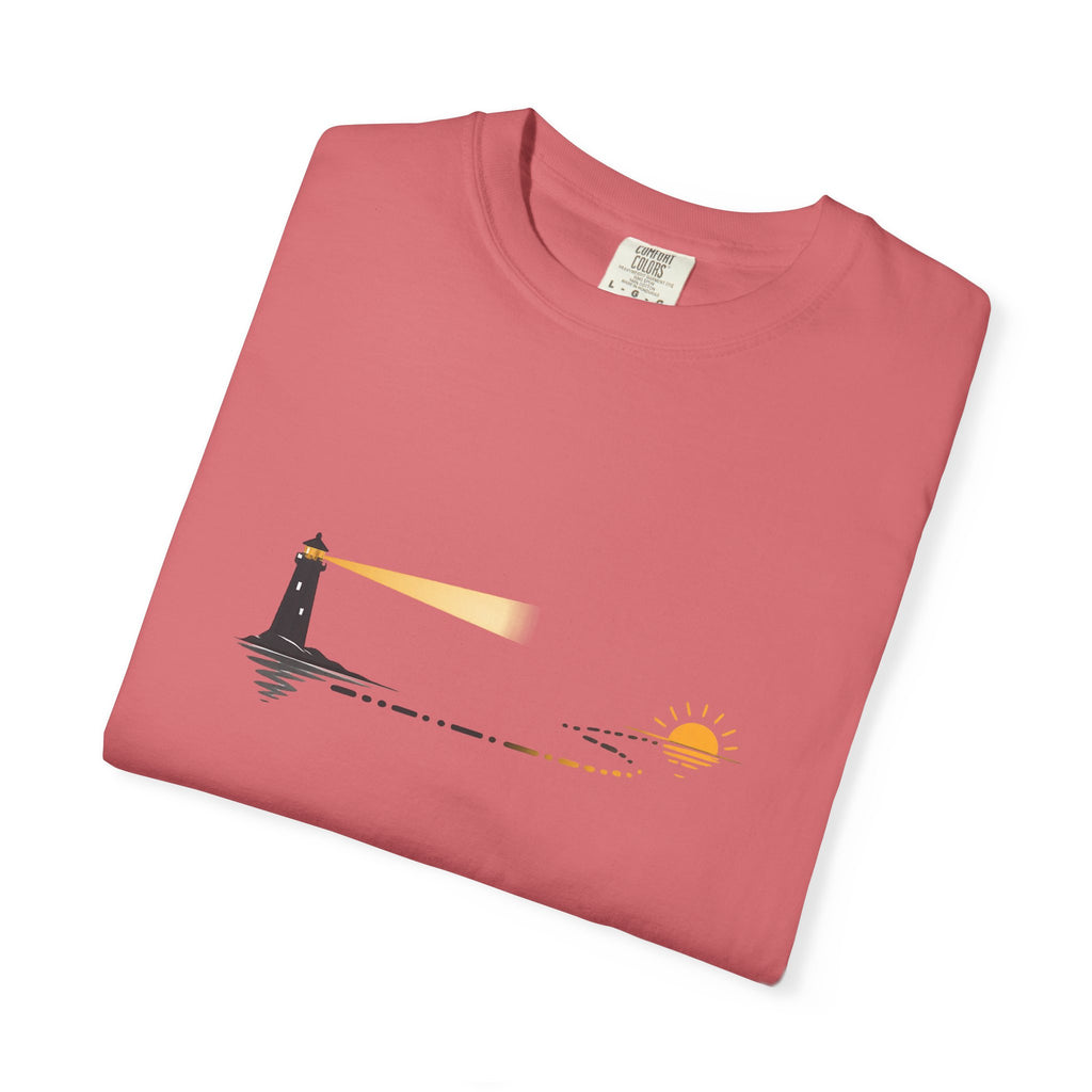 Lighthouse Sunset Graphic T-Shirt