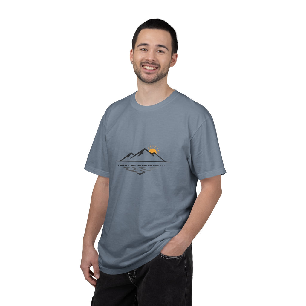 Minimal Mountain Sunset T-Shirt