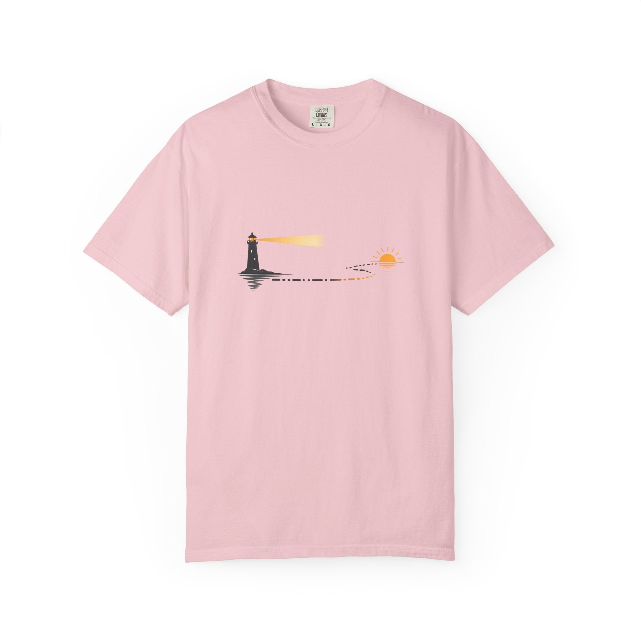 Lighthouse Sunset Graphic T-Shirt