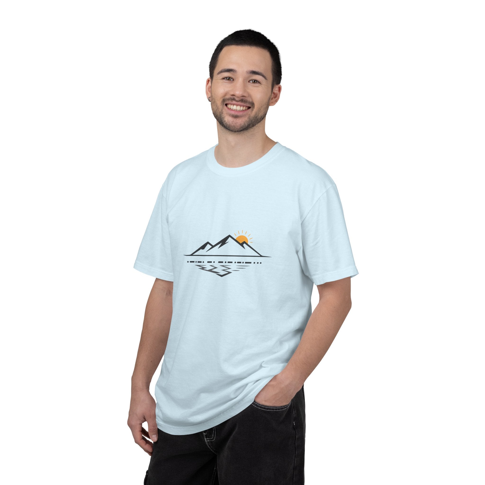 Minimal Mountain Sunset T-Shirt
