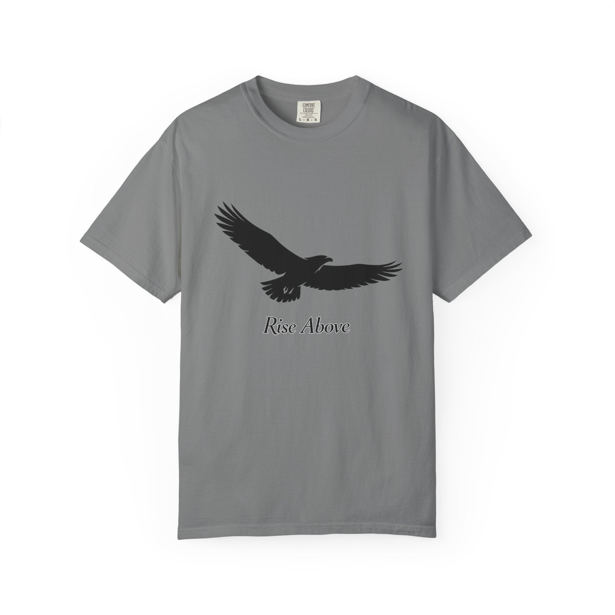 Eagle "Rise Above" T-Shirt — Inspirational Graphic Tee