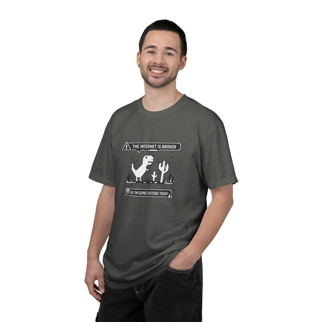 The Internet Is Broken — Dino Offline Graphic T-Shirt