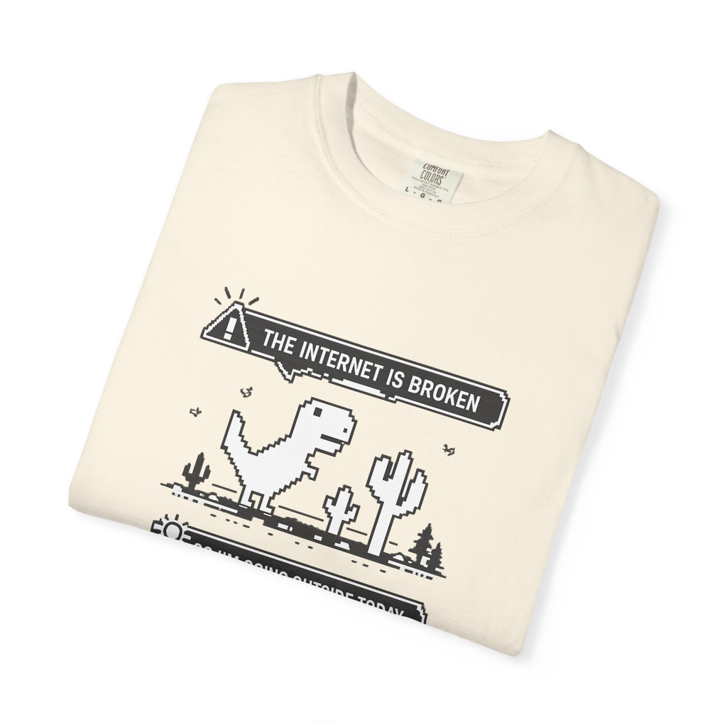 The Internet Is Broken — Dino Offline Graphic T-Shirt