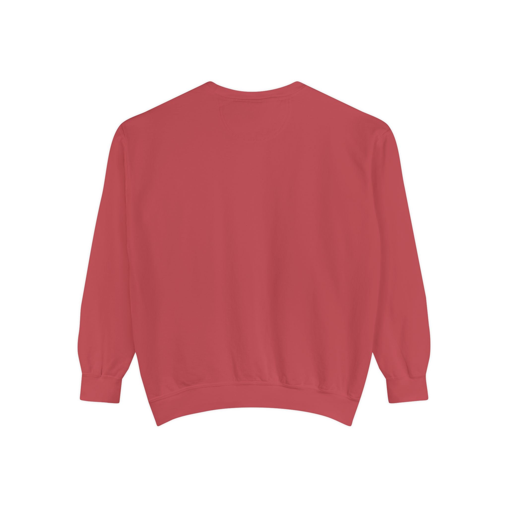 Minimalist Statue Crewneck Sweatshirt — "Love Over Fear" Graphic