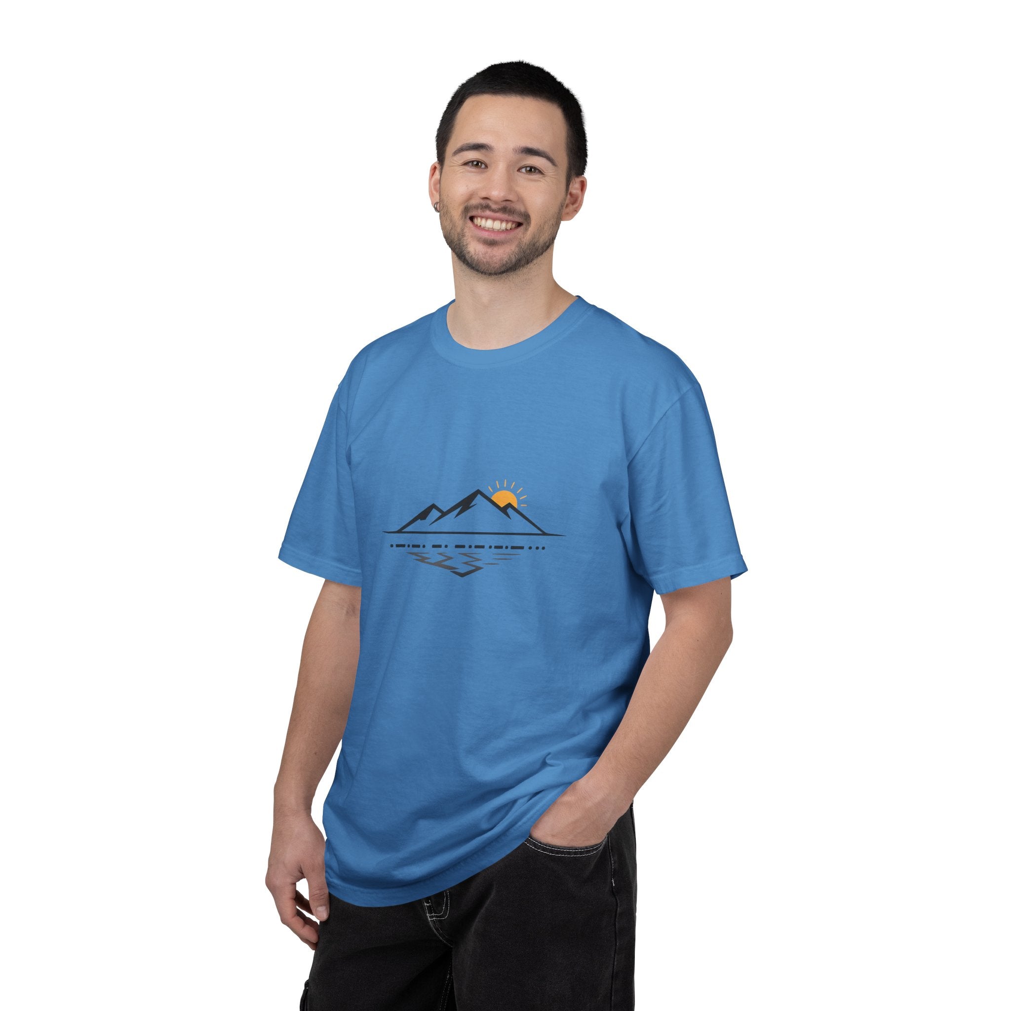 Minimal Mountain Sunset T-Shirt
