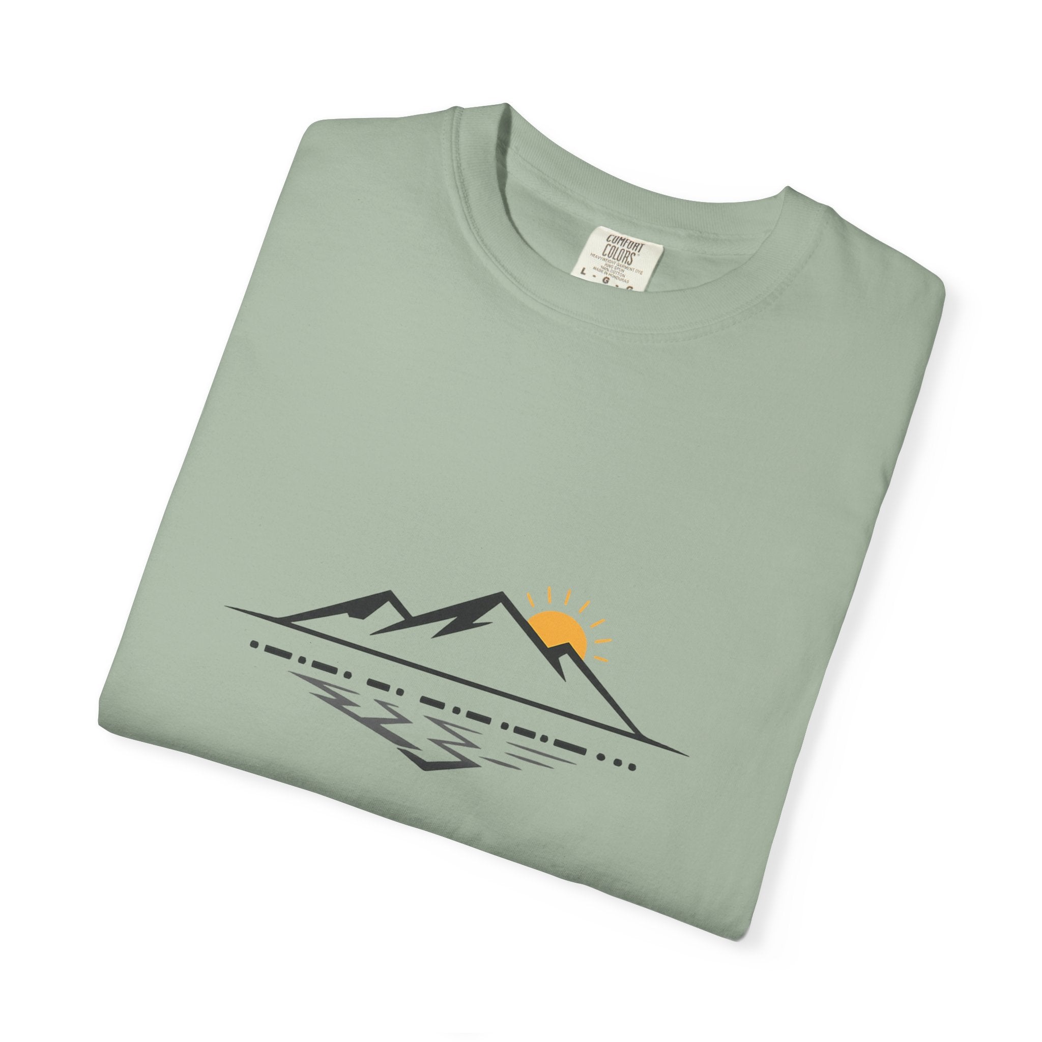 Minimal Mountain Sunset T-Shirt