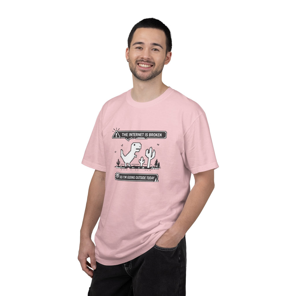 The Internet Is Broken — Dino Offline Graphic T-Shirt