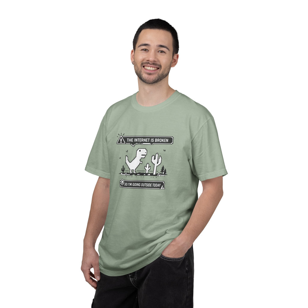 The Internet Is Broken — Dino Offline Graphic T-Shirt
