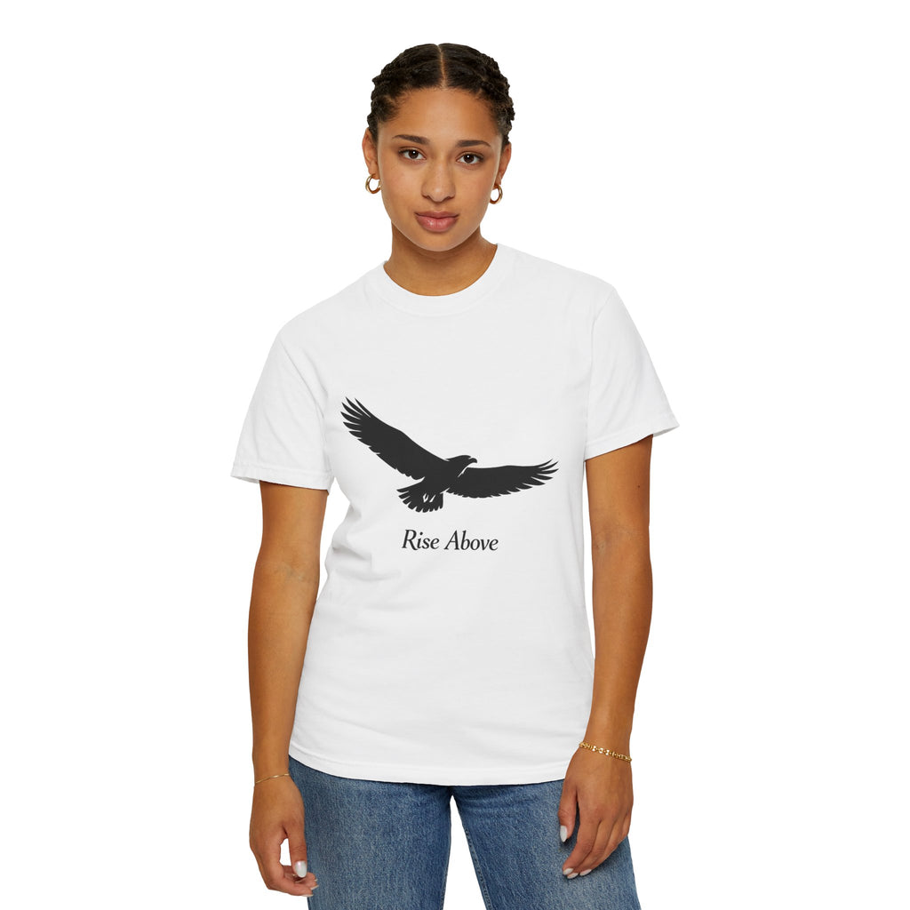 Eagle "Rise Above" T-Shirt — Inspirational Graphic Tee