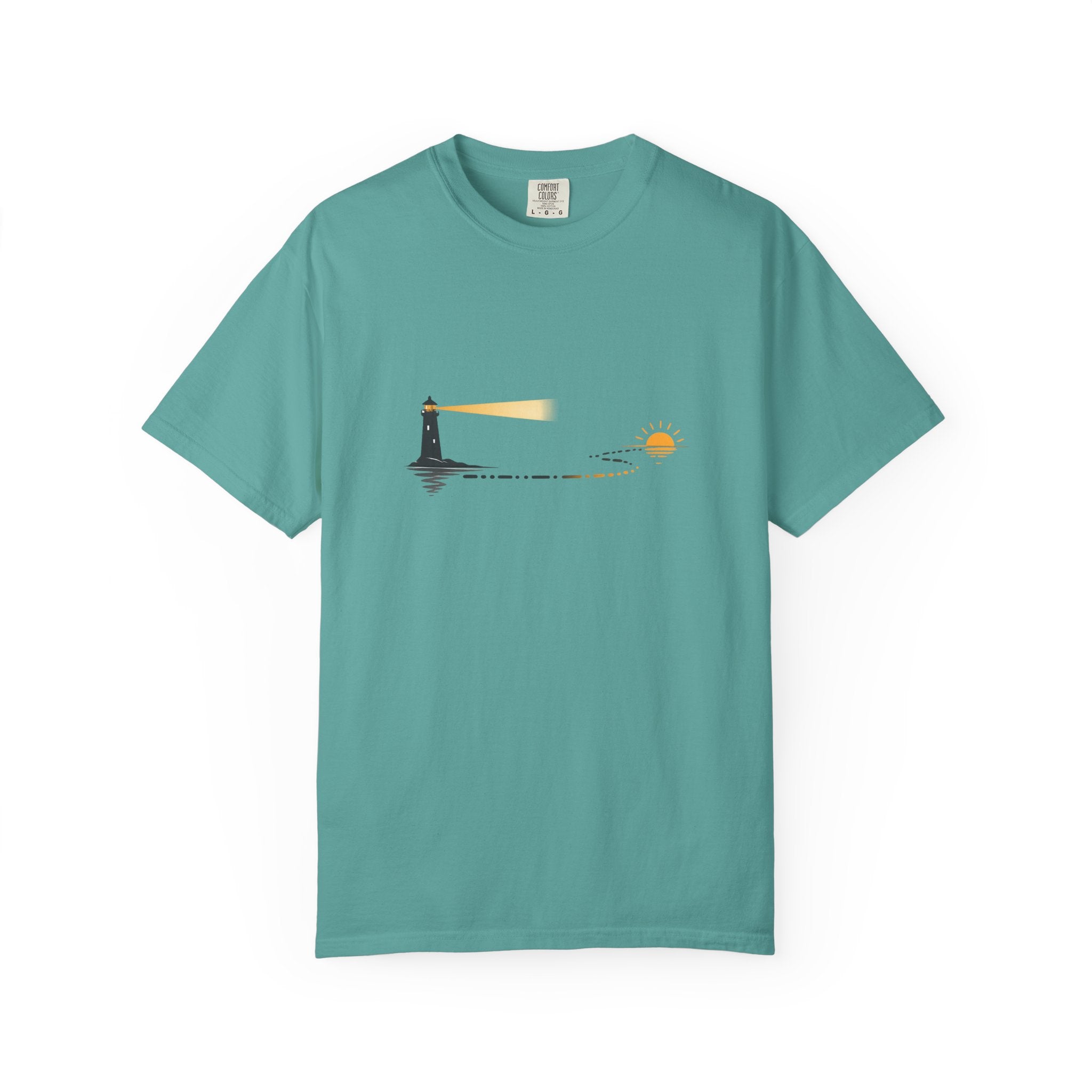 Lighthouse Sunset Graphic T-Shirt