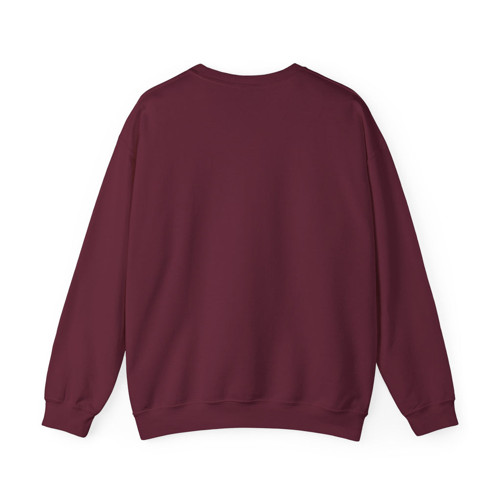 Crewneck Sweatshirt — Inspirational Tree Design: "Grow Through What You Go Through"