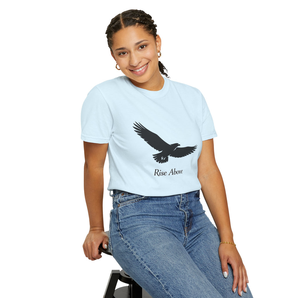 Eagle "Rise Above" T-Shirt — Inspirational Graphic Tee