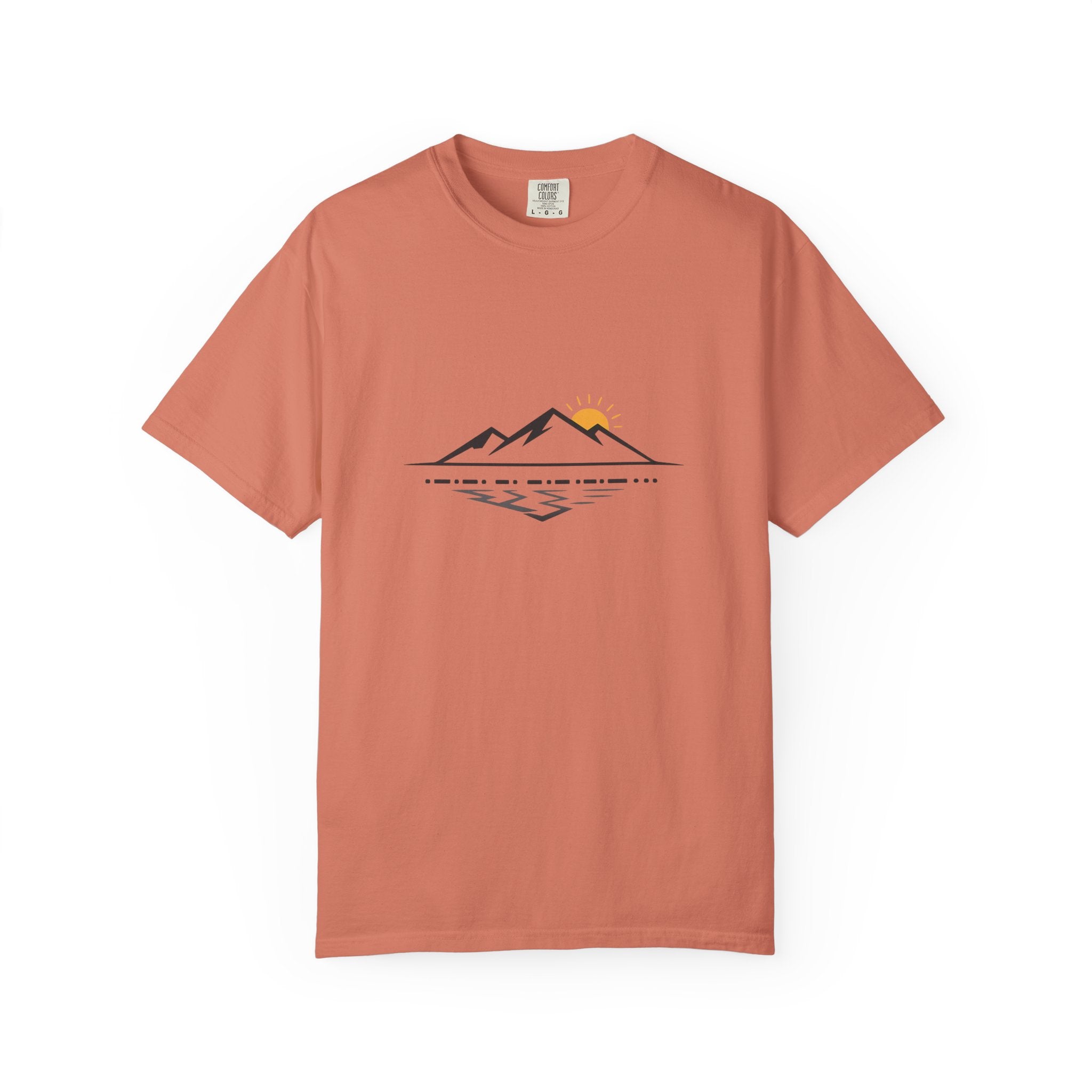 Minimal Mountain Sunset T-Shirt