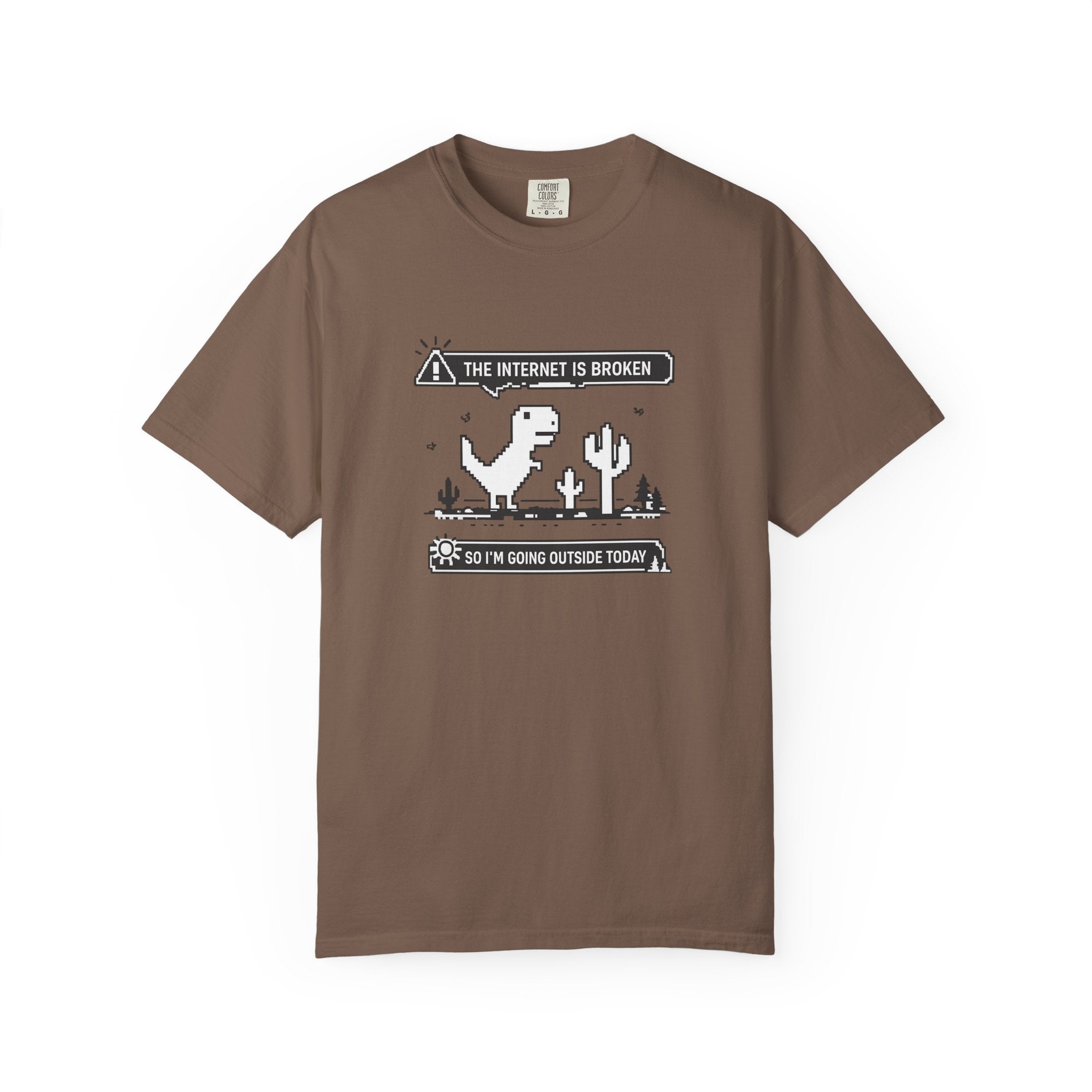 The Internet Is Broken — Dino Offline Graphic T-Shirt