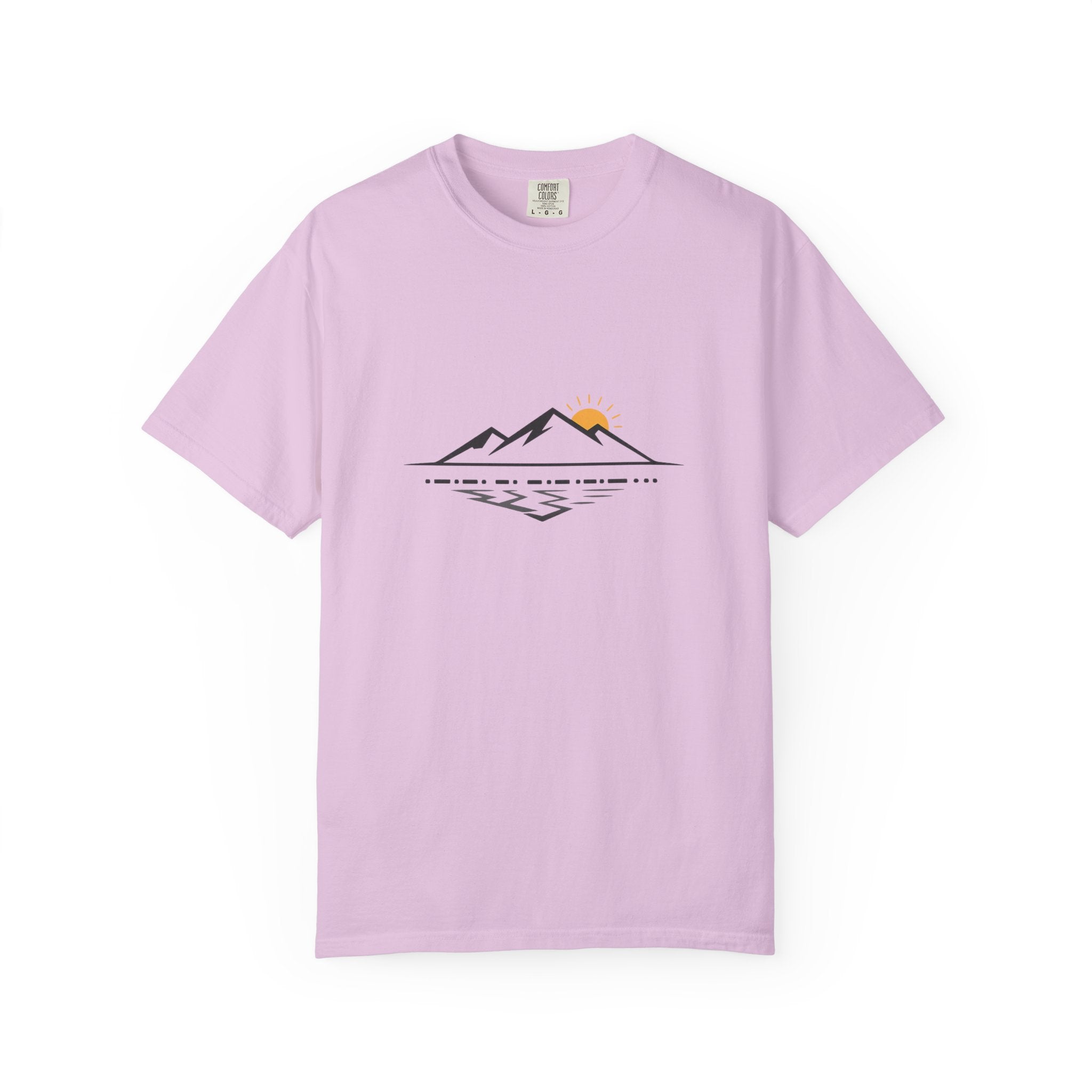 Minimal Mountain Sunset T-Shirt