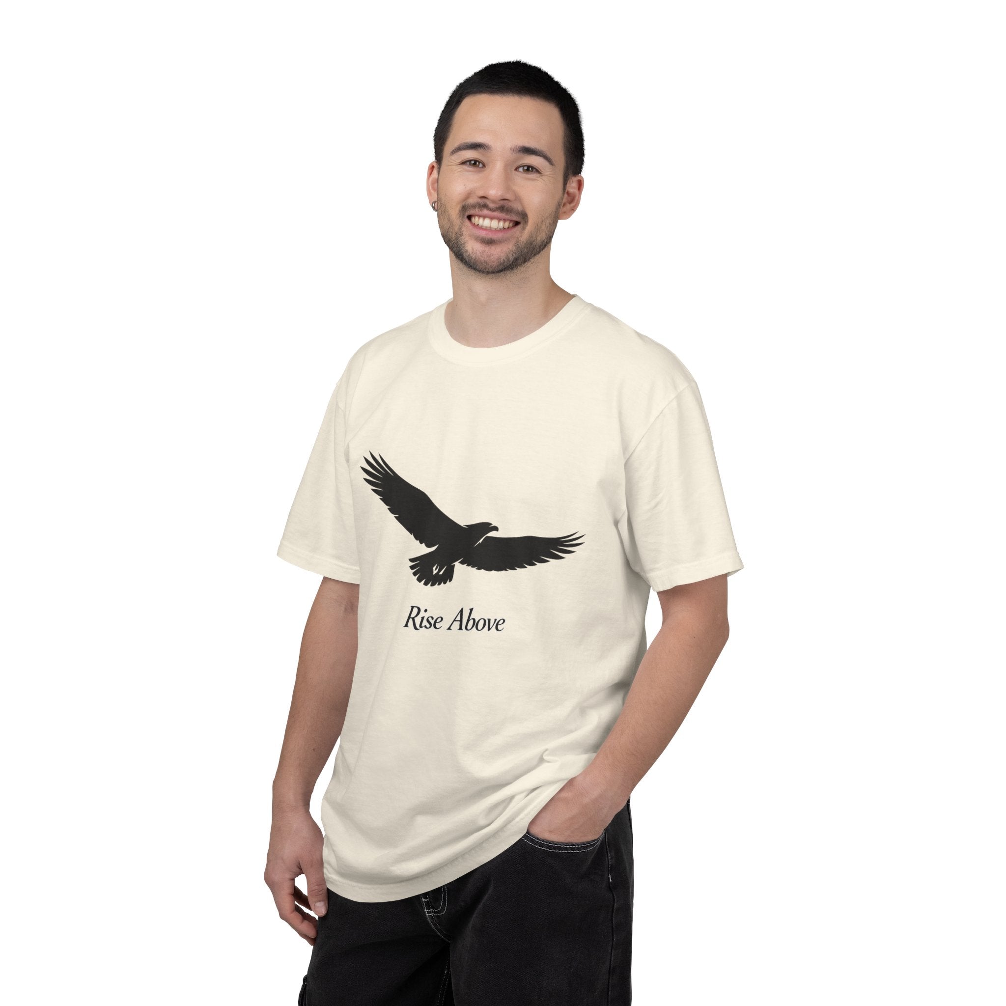 Eagle "Rise Above" T-Shirt — Inspirational Graphic Tee