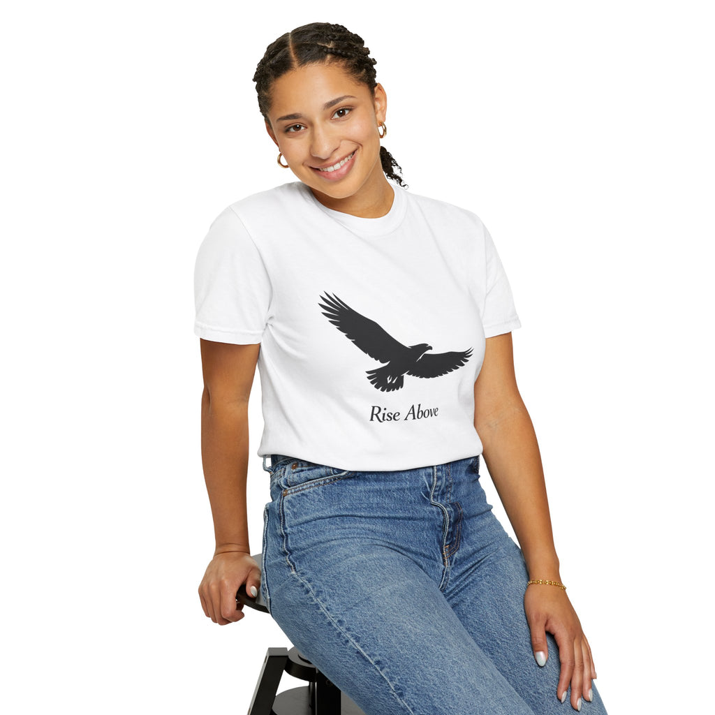 Eagle "Rise Above" T-Shirt — Inspirational Graphic Tee