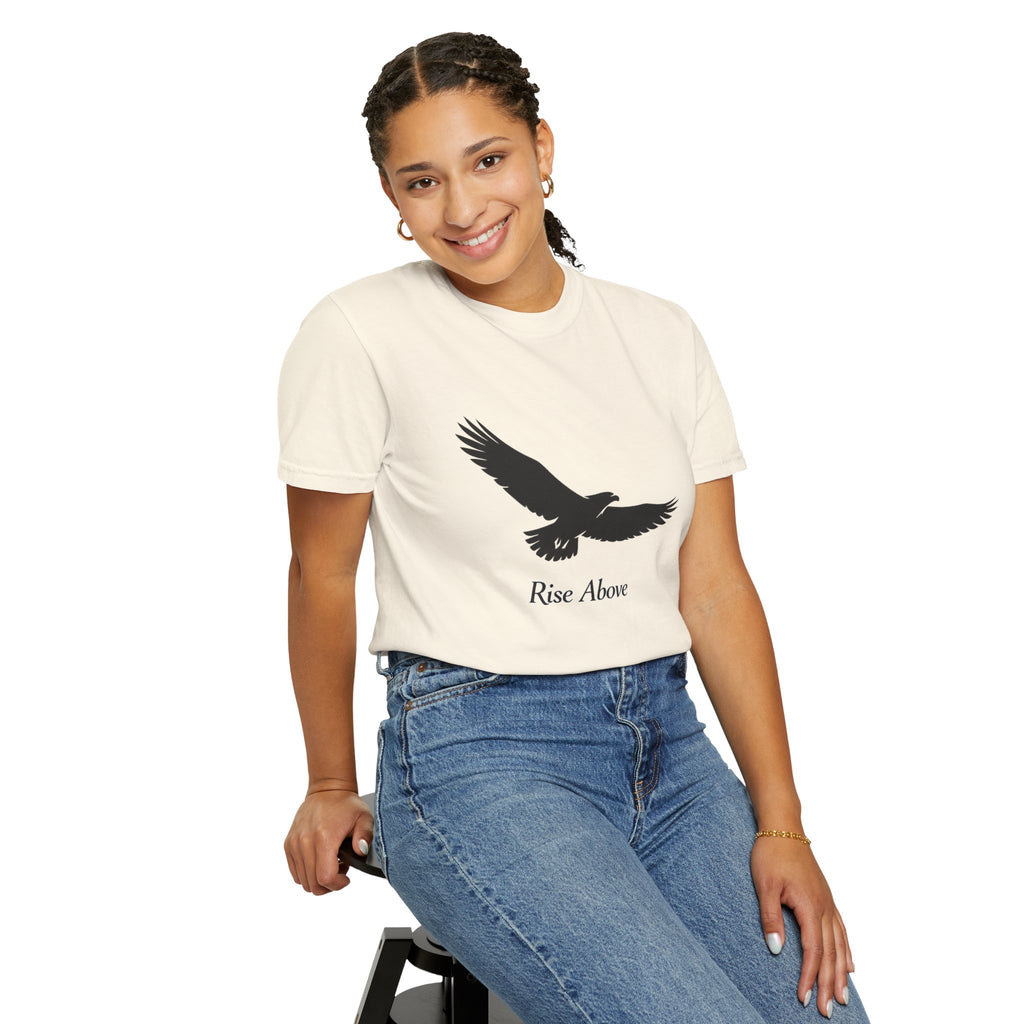 Eagle "Rise Above" T-Shirt — Inspirational Graphic Tee