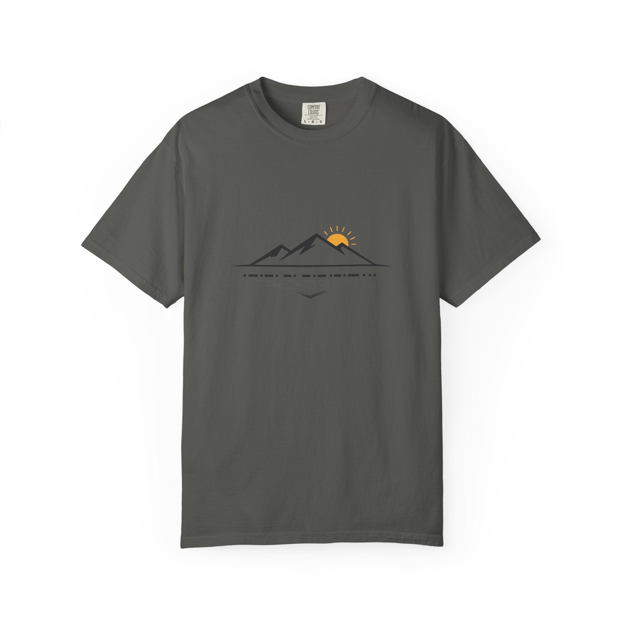 Minimal Mountain Sunset T-Shirt
