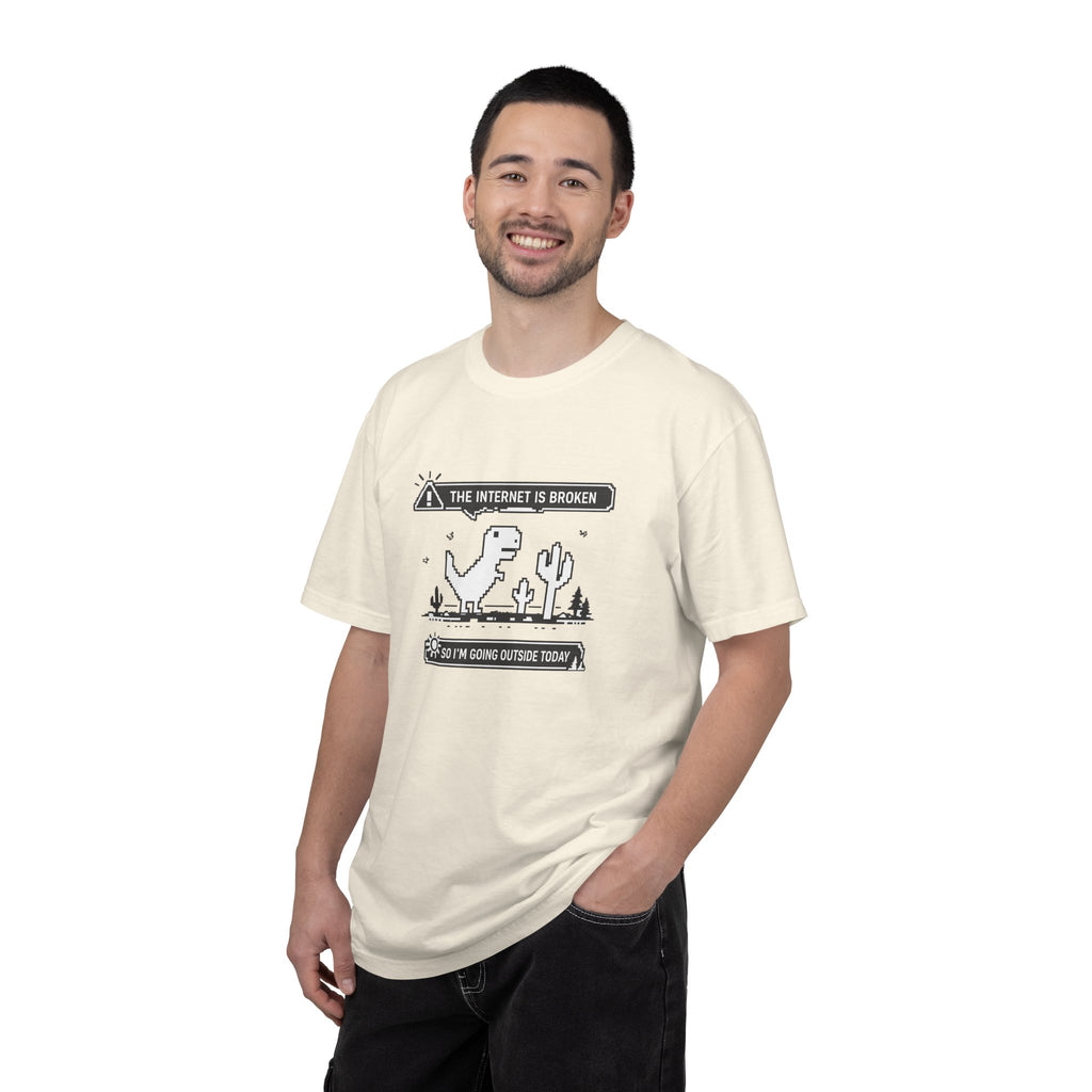 The Internet Is Broken — Dino Offline Graphic T-Shirt