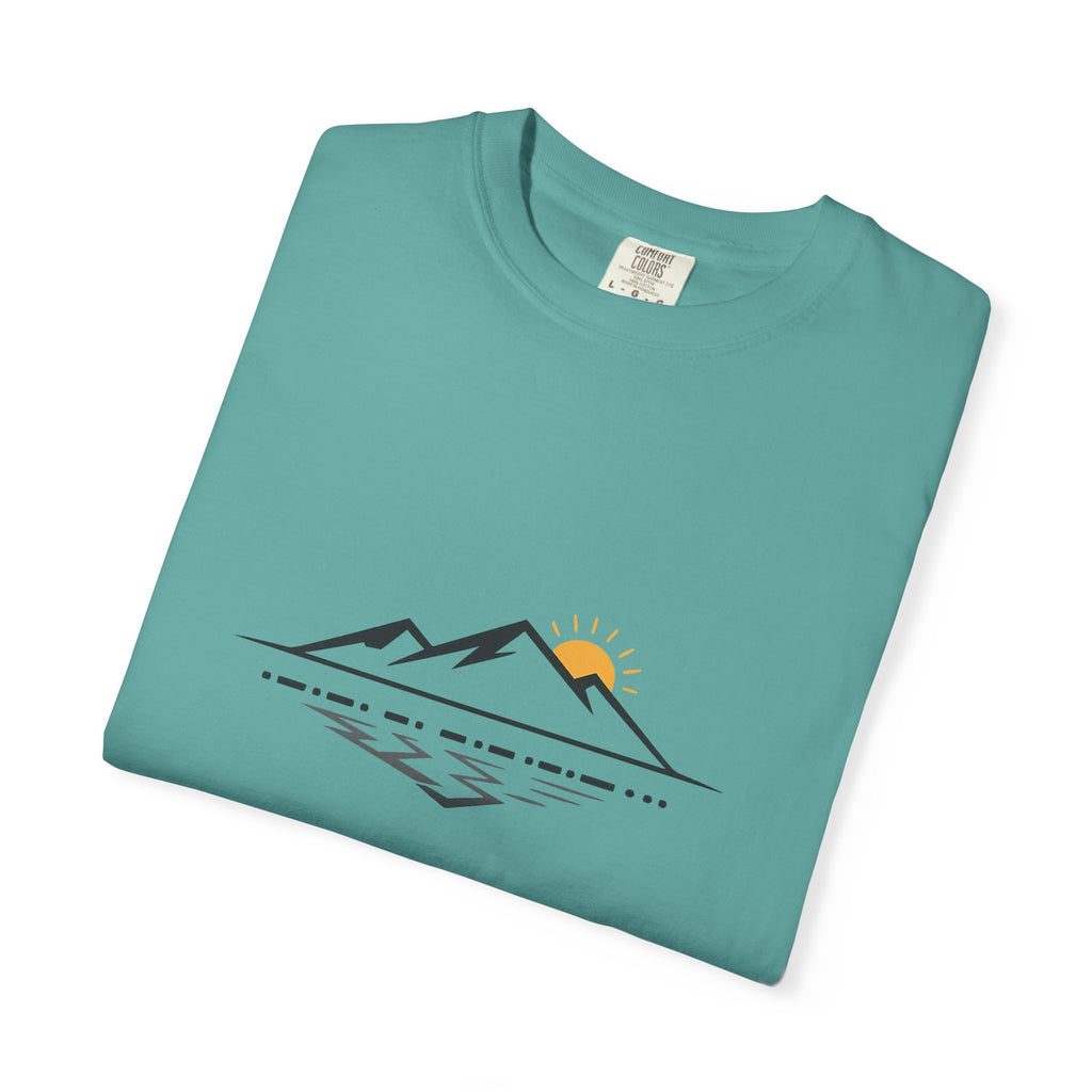 Minimal Mountain Sunset T-Shirt
