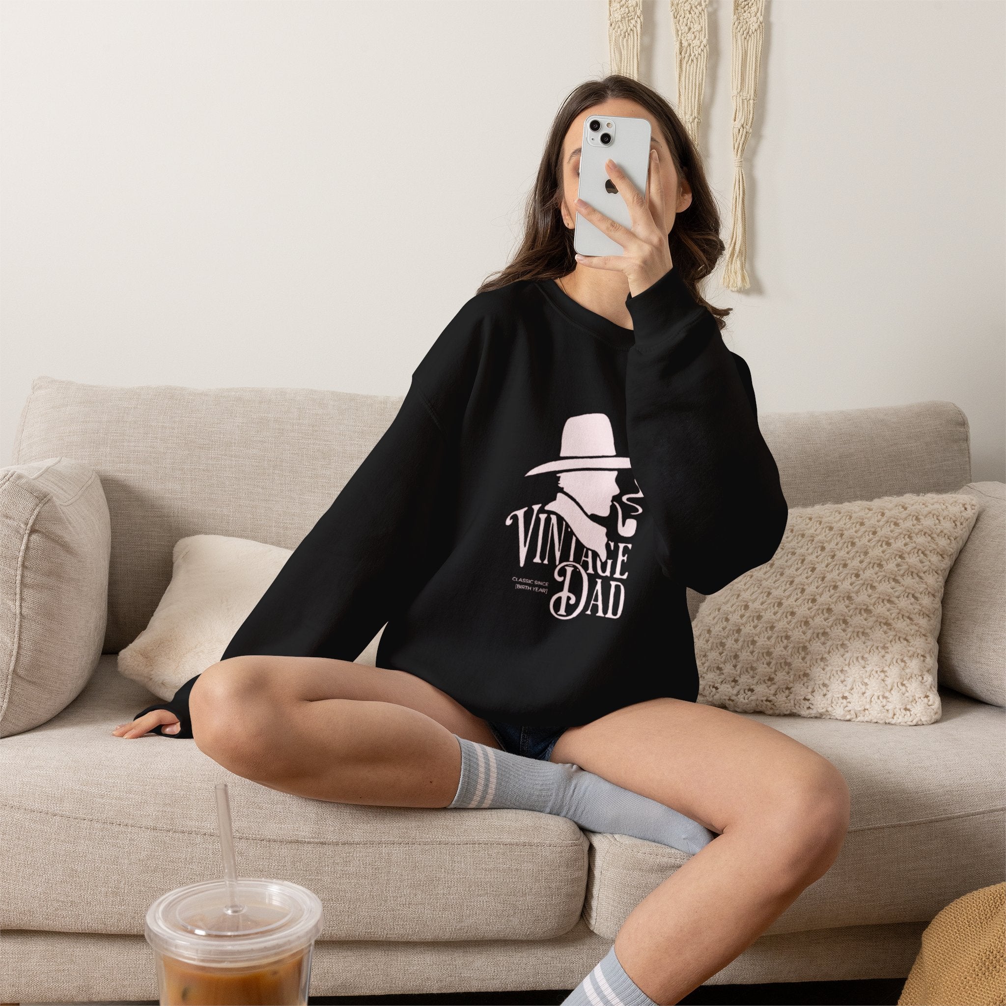 Vintage Dad Sweatshirt — Retro Father’s Day Crewneck