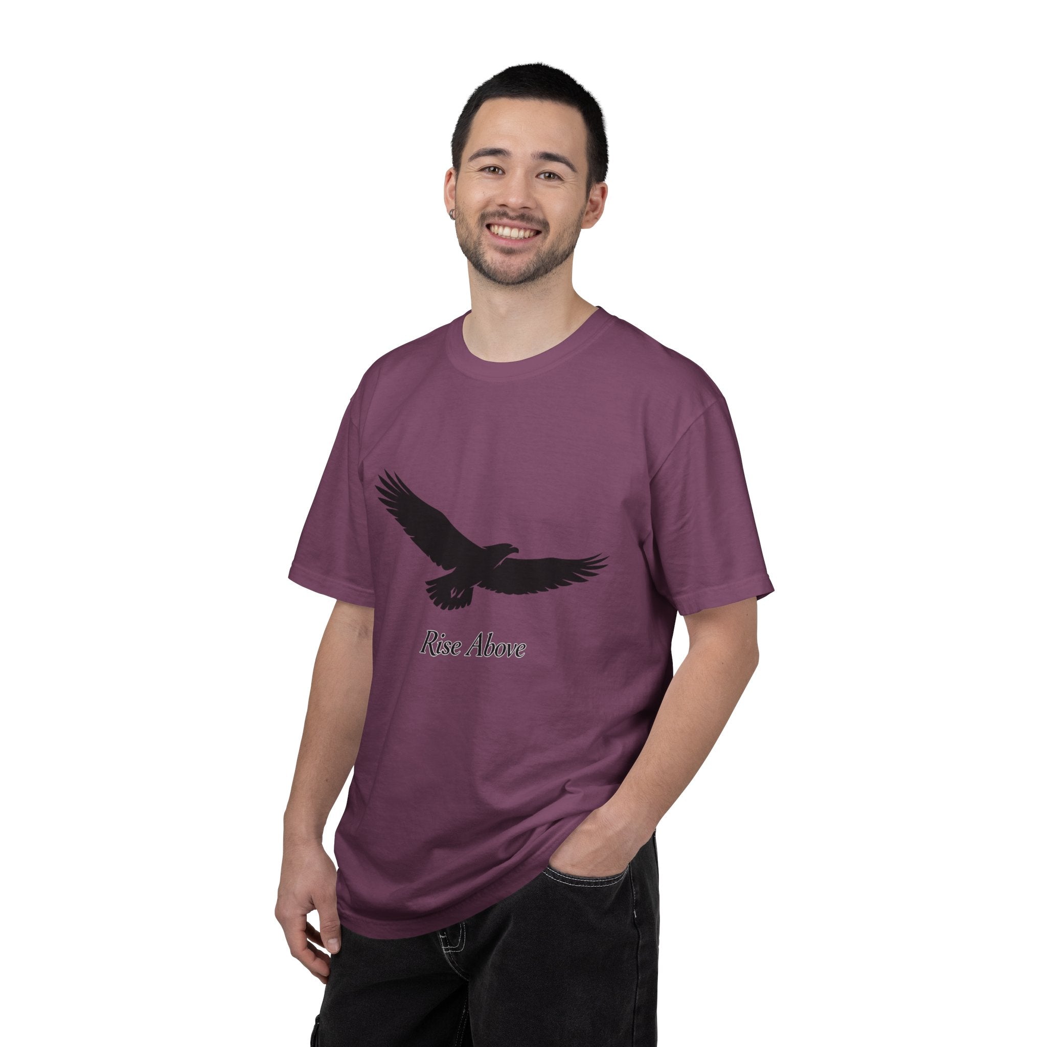 Eagle "Rise Above" T-Shirt — Inspirational Graphic Tee