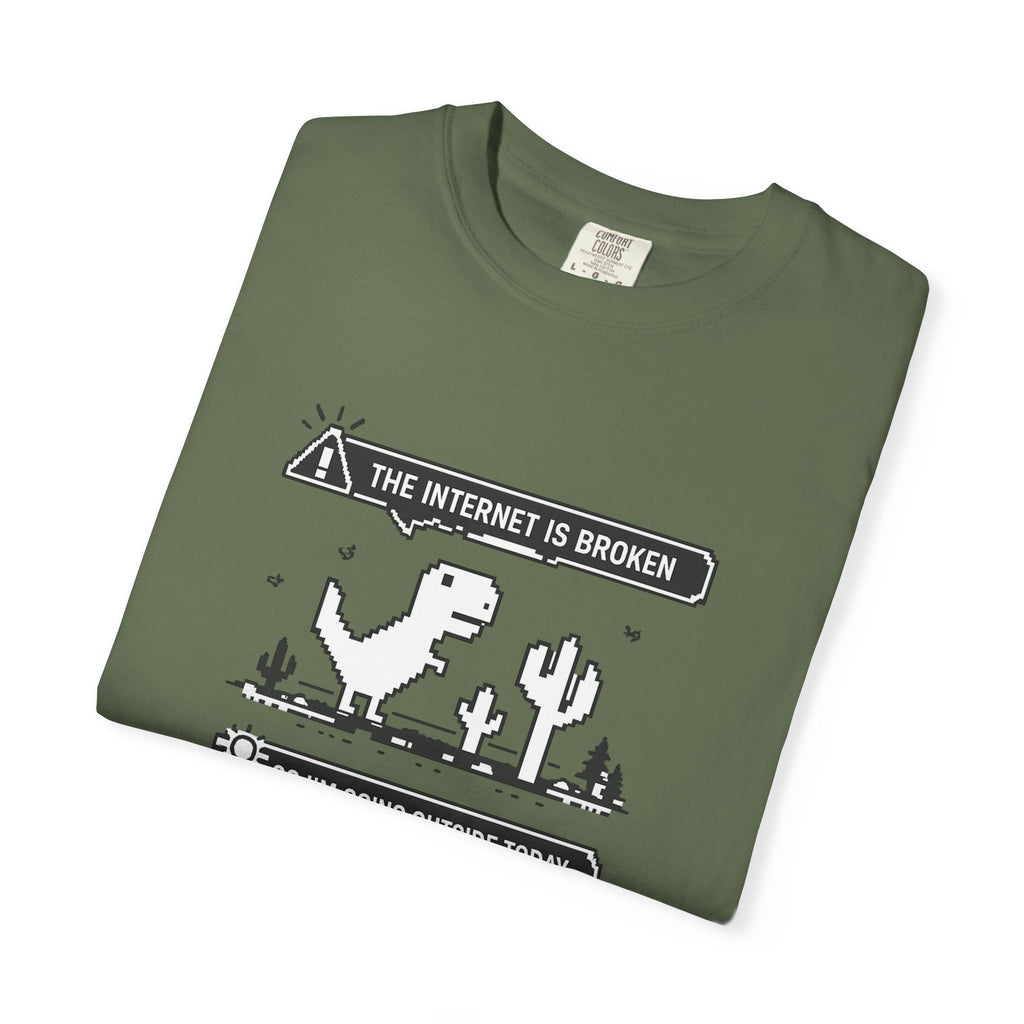 The Internet Is Broken — Dino Offline Graphic T-Shirt