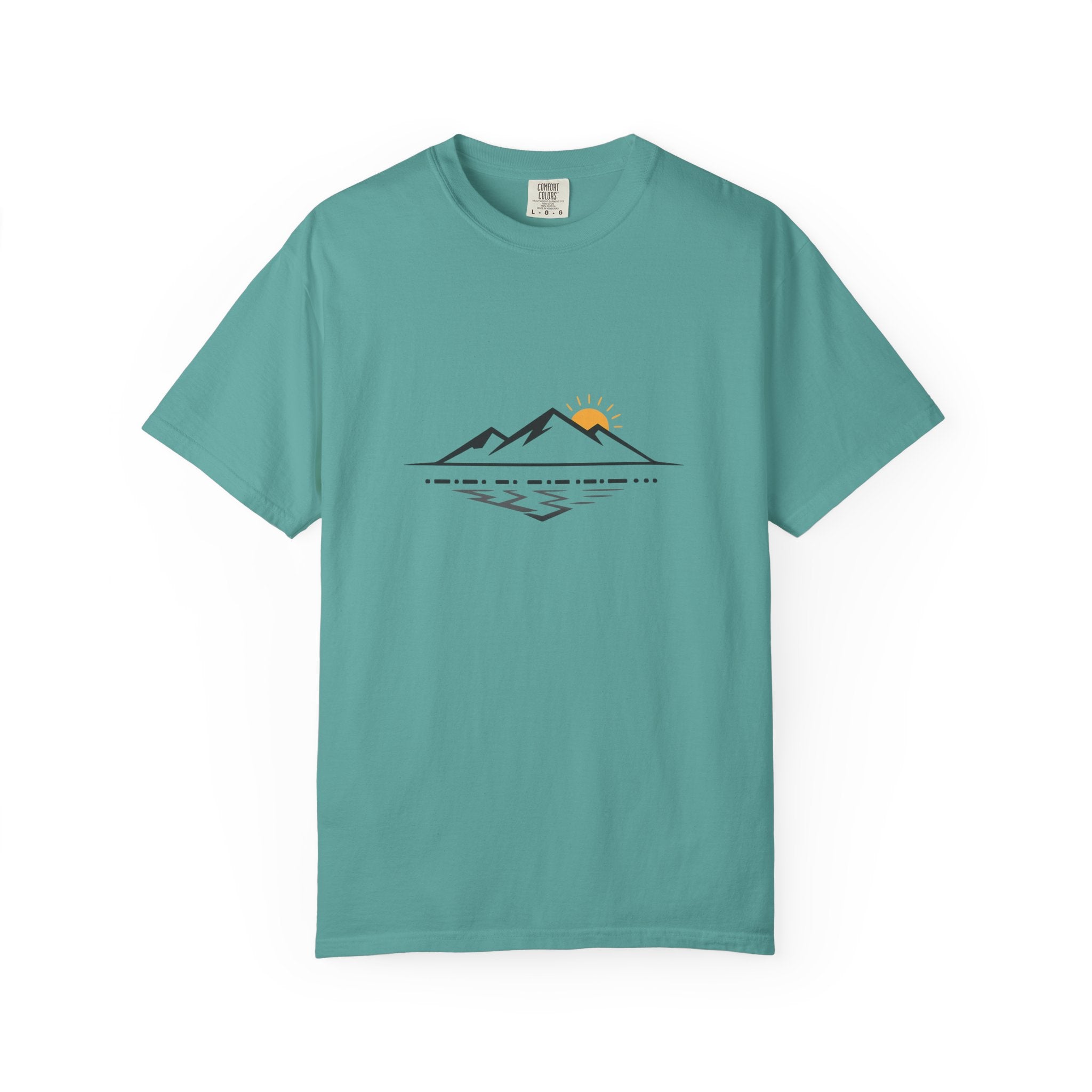 Minimal Mountain Sunset T-Shirt