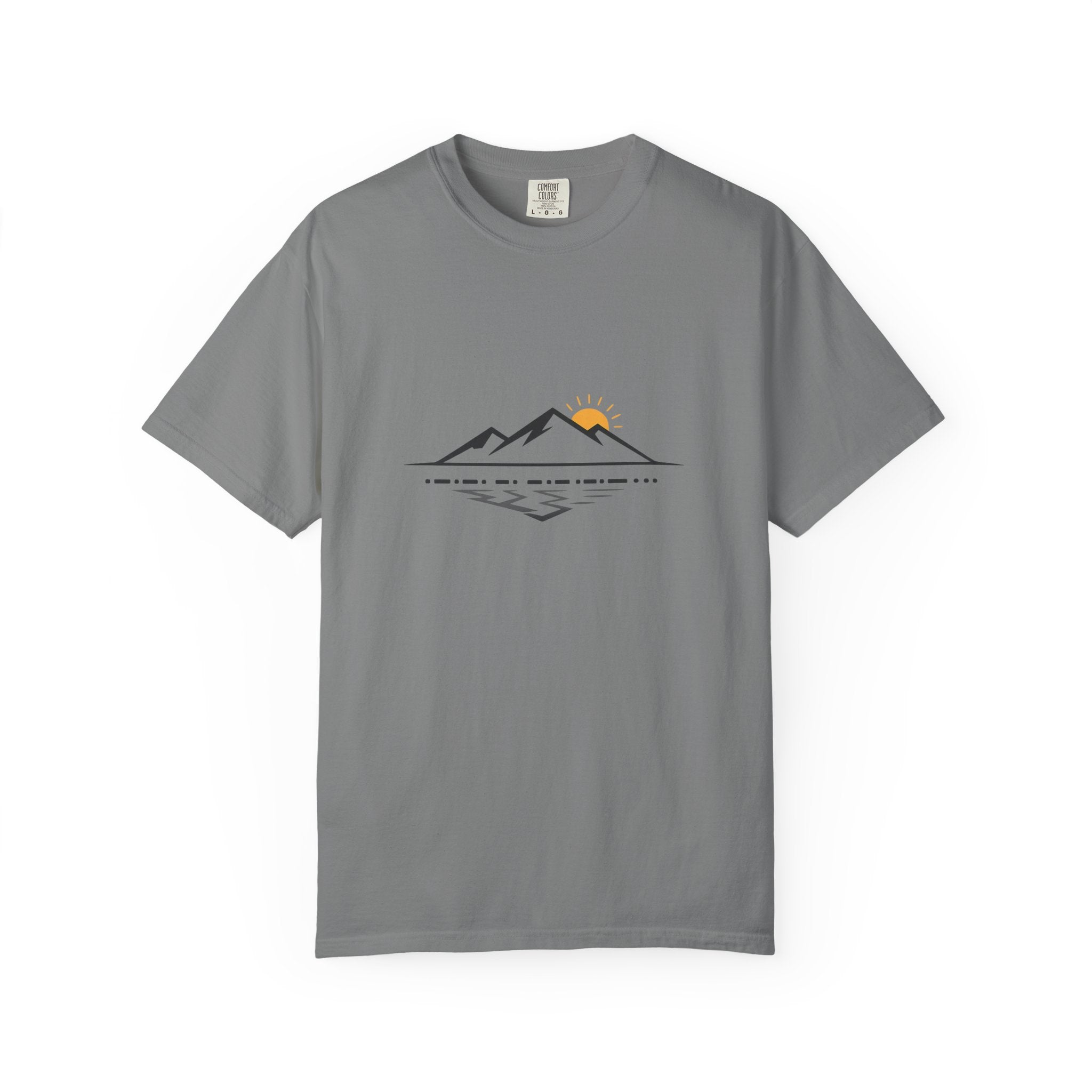 Minimal Mountain Sunset T-Shirt