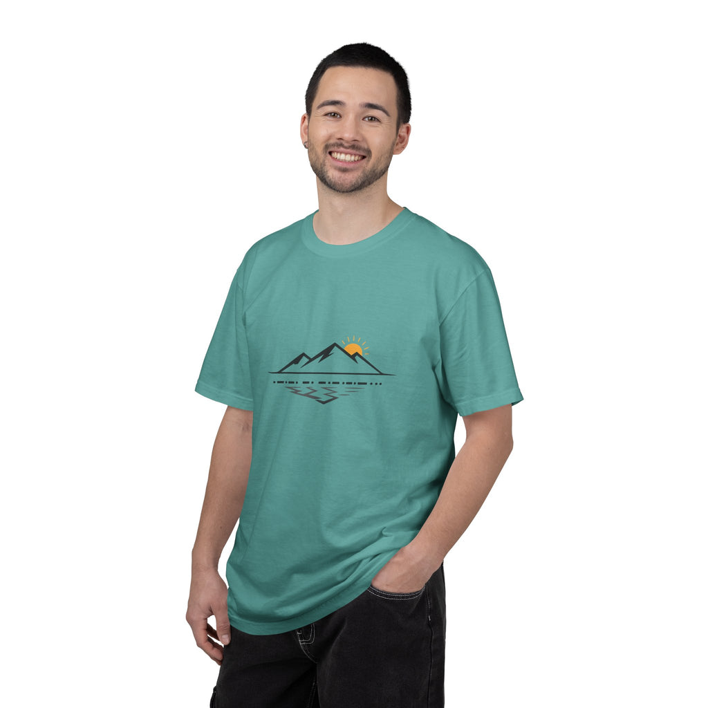 Minimal Mountain Sunset T-Shirt