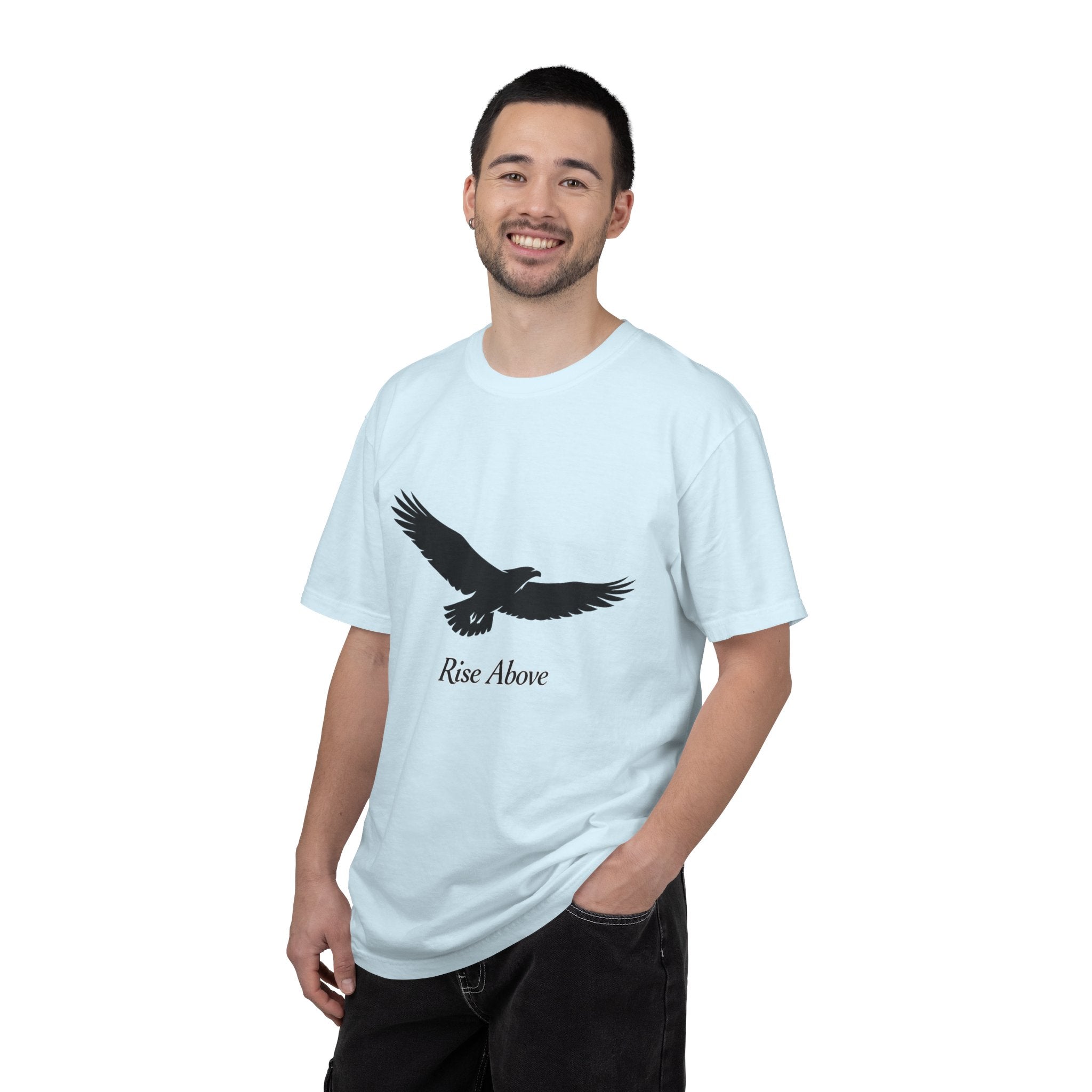 Eagle "Rise Above" T-Shirt — Inspirational Graphic Tee