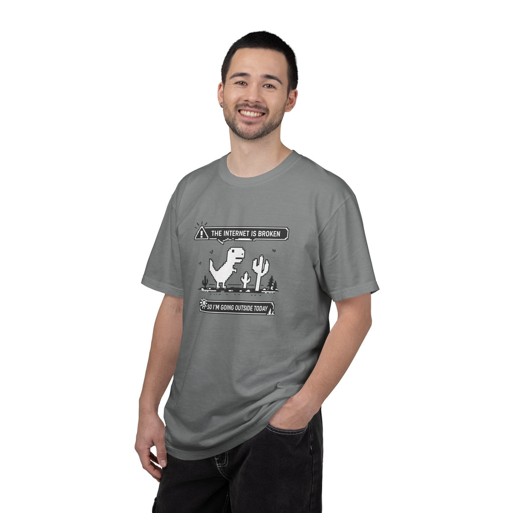 The Internet Is Broken — Dino Offline Graphic T-Shirt