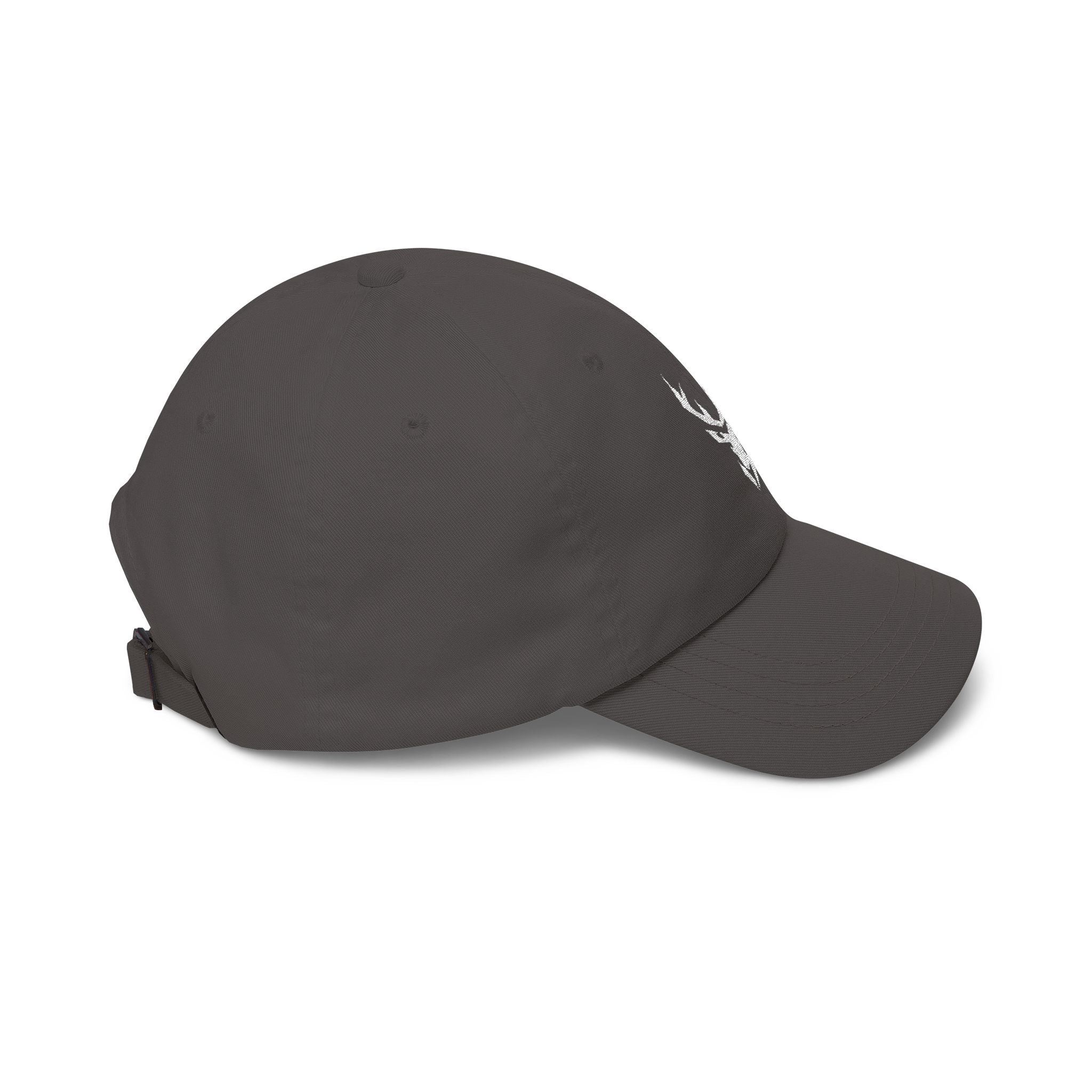 Deer Skull Dad Cap — Minimal Rustic Antler Baseball Hat