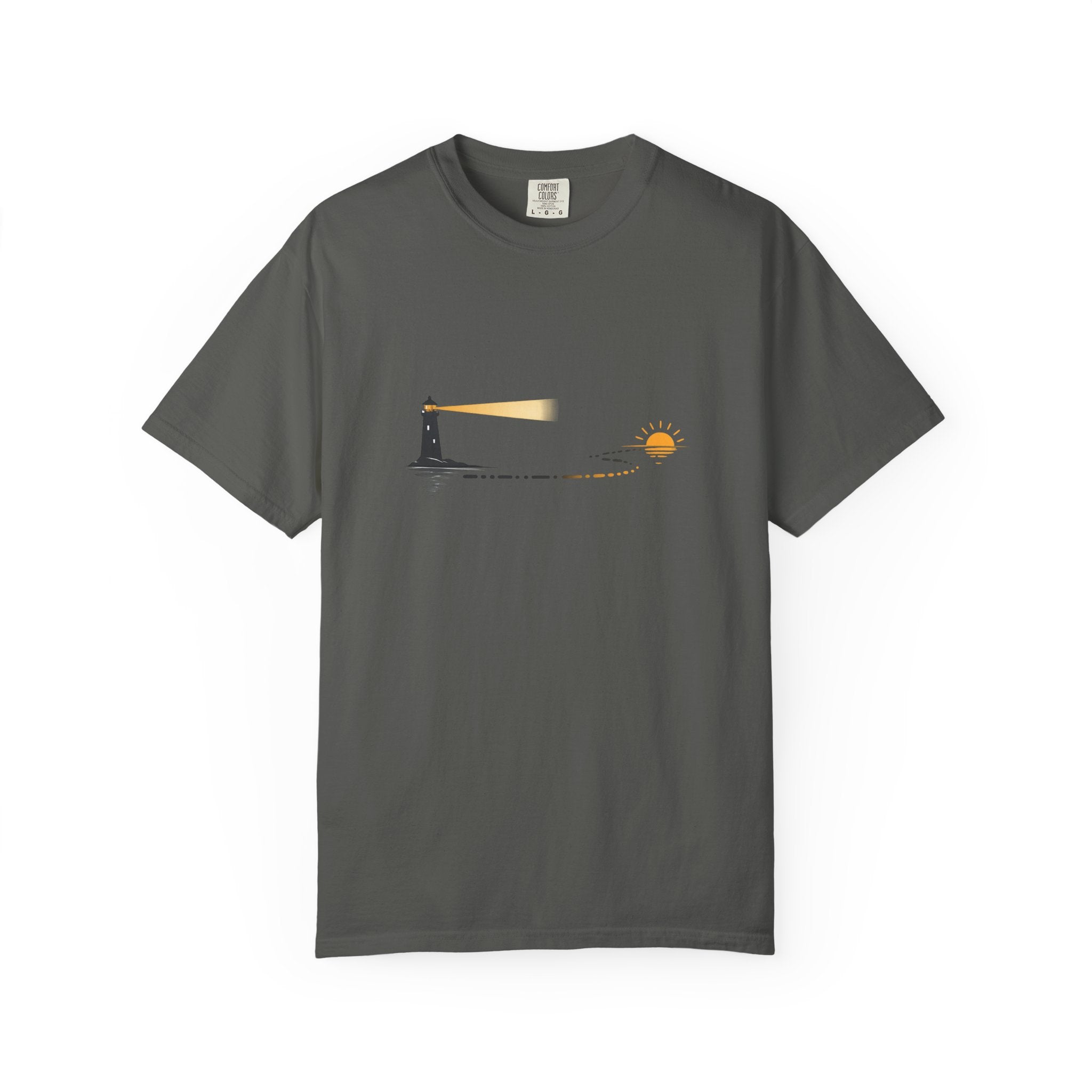 Lighthouse Sunset Graphic T-Shirt