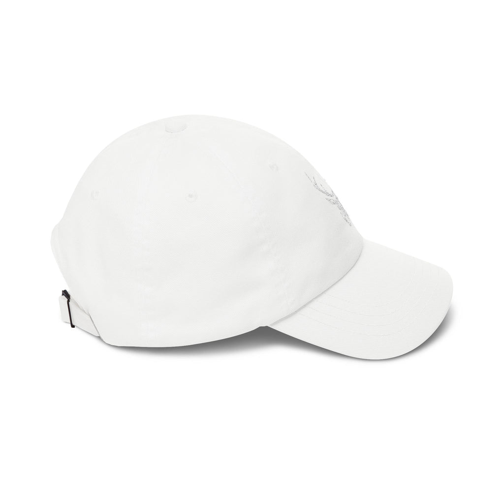 Deer Skull Dad Cap — Minimal Rustic Antler Baseball Hat