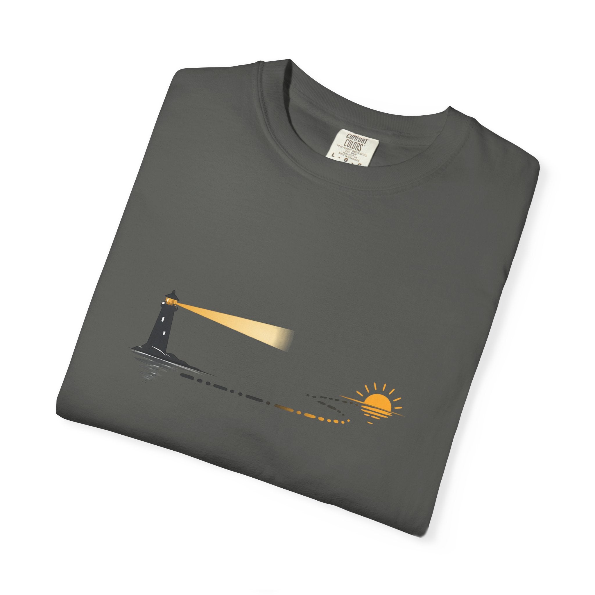 Lighthouse Sunset Graphic T-Shirt