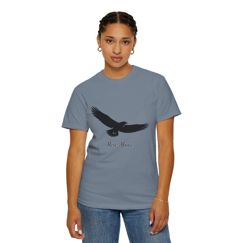 Eagle "Rise Above" T-Shirt — Inspirational Graphic Tee