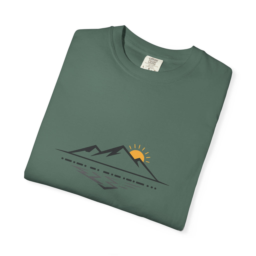 Minimal Mountain Sunset T-Shirt