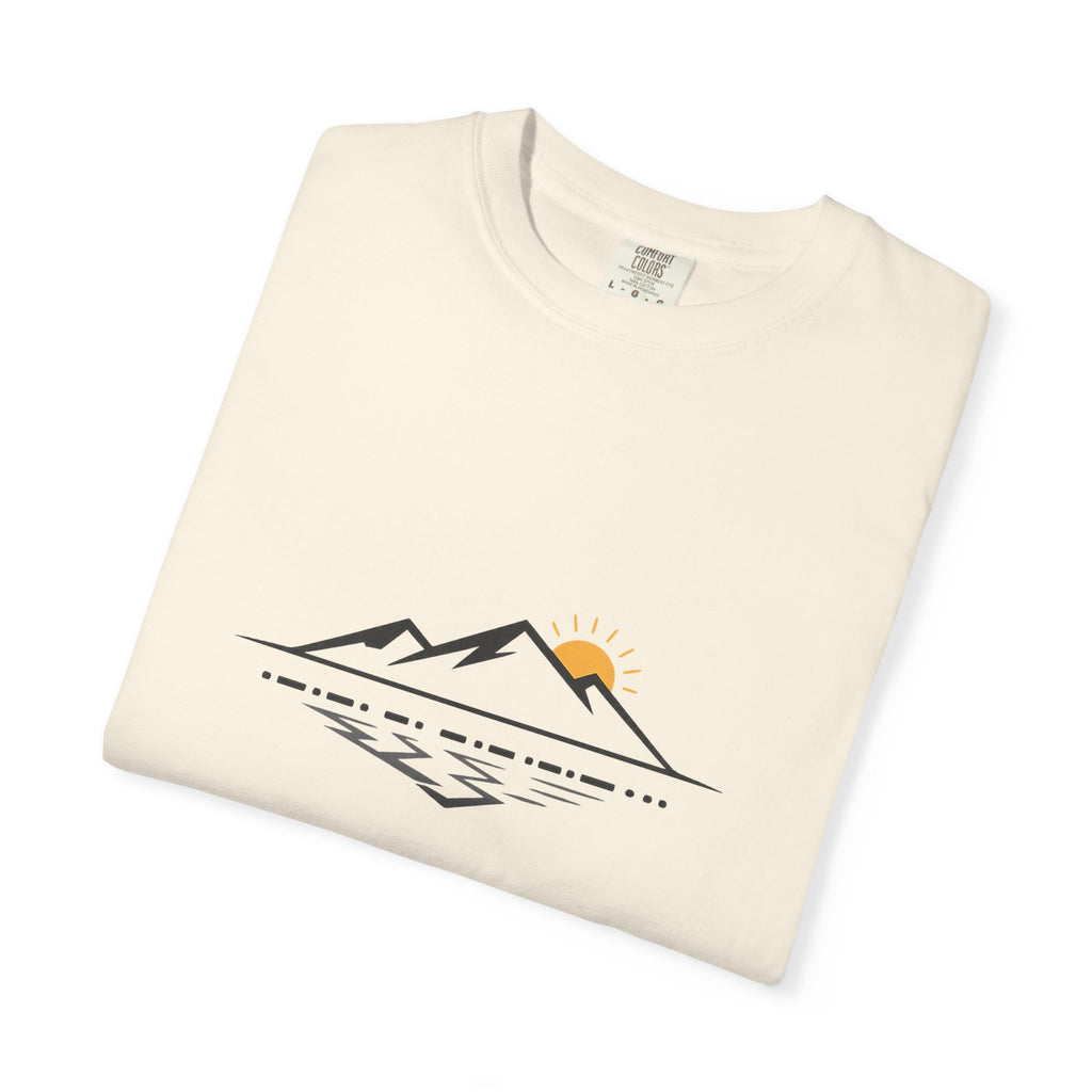 Minimal Mountain Sunset T-Shirt